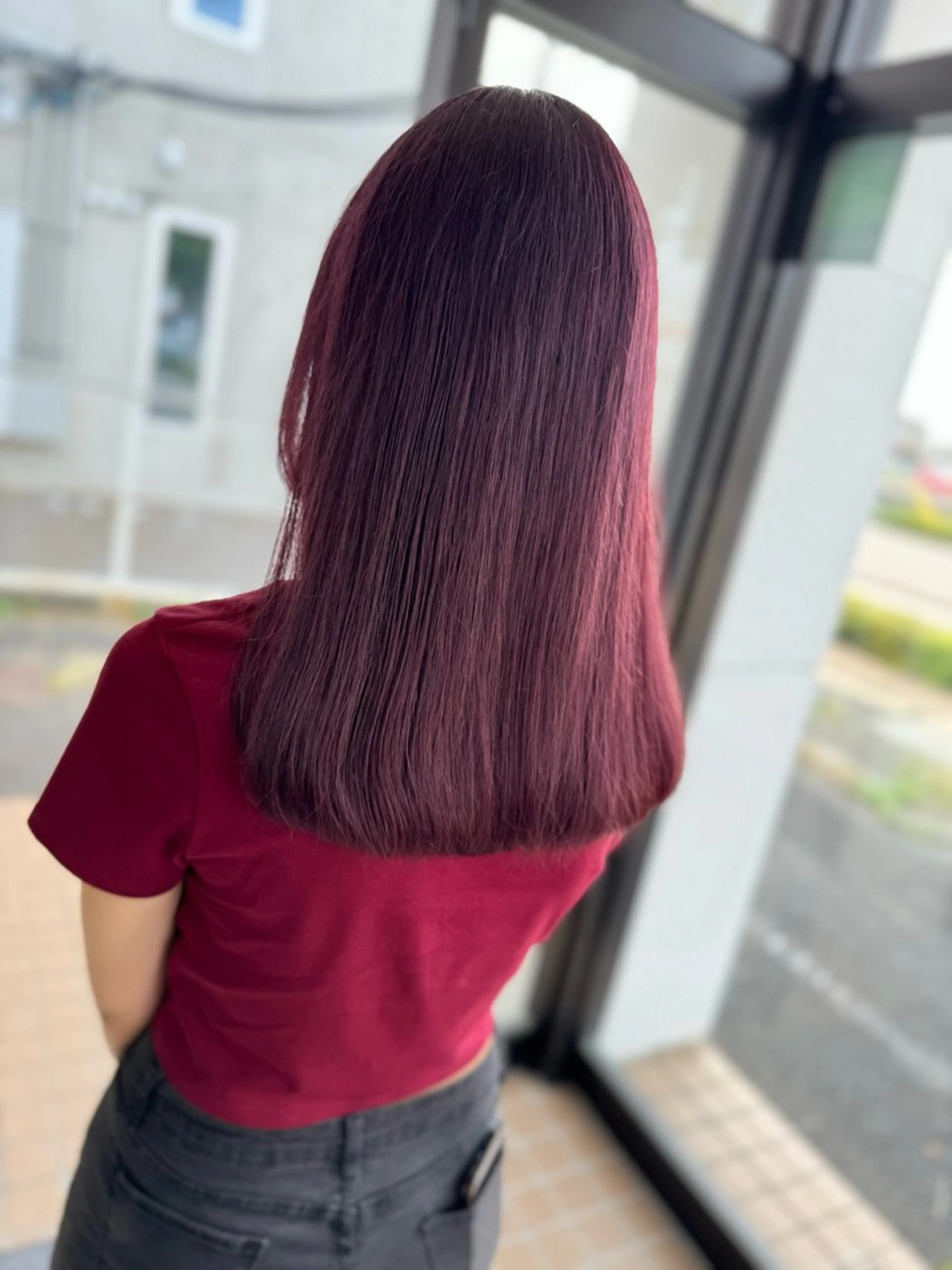 ロング ヘアカラー トリートメント 🇰🇷韓国風顔周り NANAMI🇰🇷のヘアスタイル