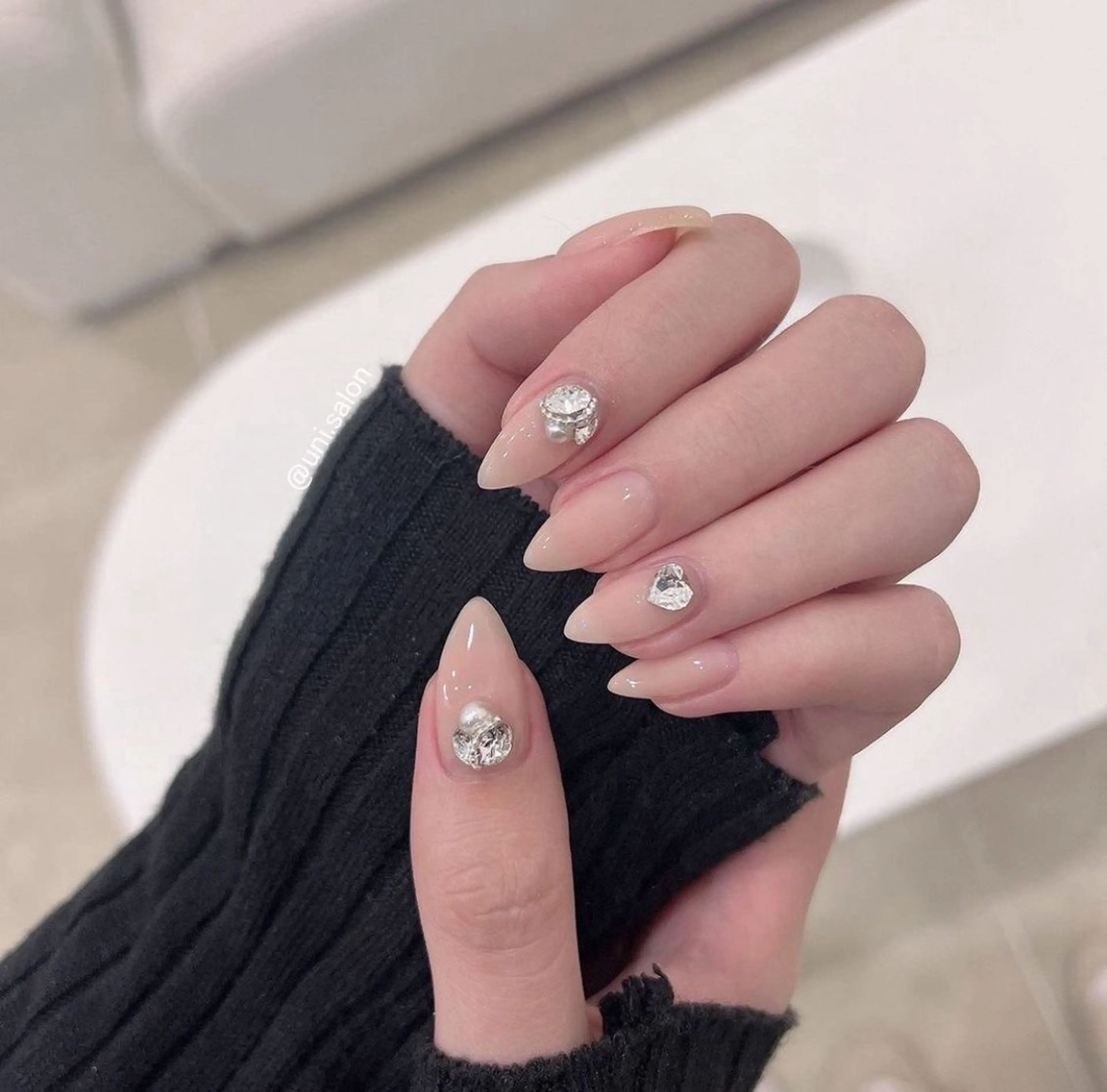 ネイル 韓国ネイル 持ち込み ハンドネイル EMI ANA.CHUOのネイルデザイン