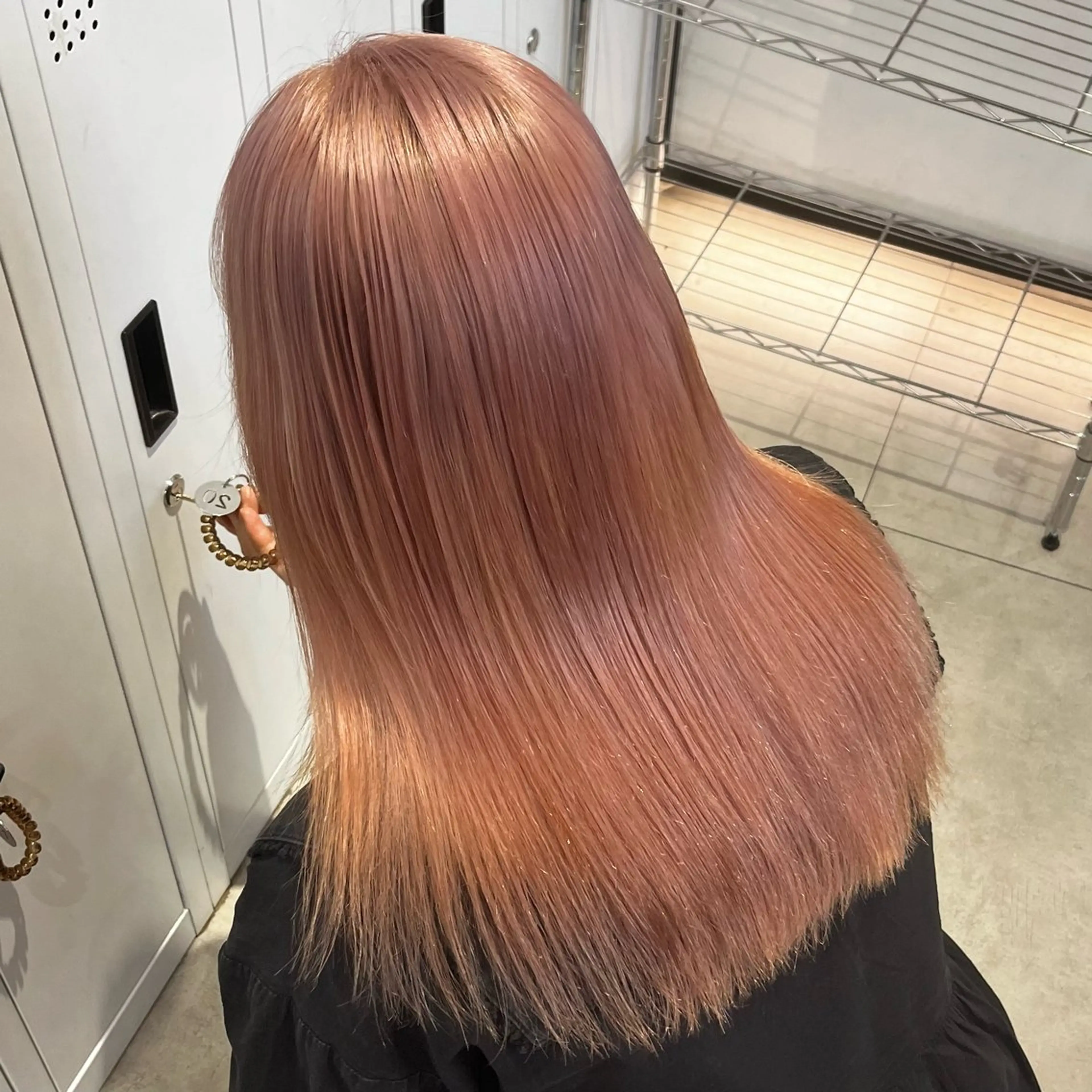 ロング カラー ヘアカラー メンズパーマ/ メッシュ📍ﾕﾘのヘアスタイル