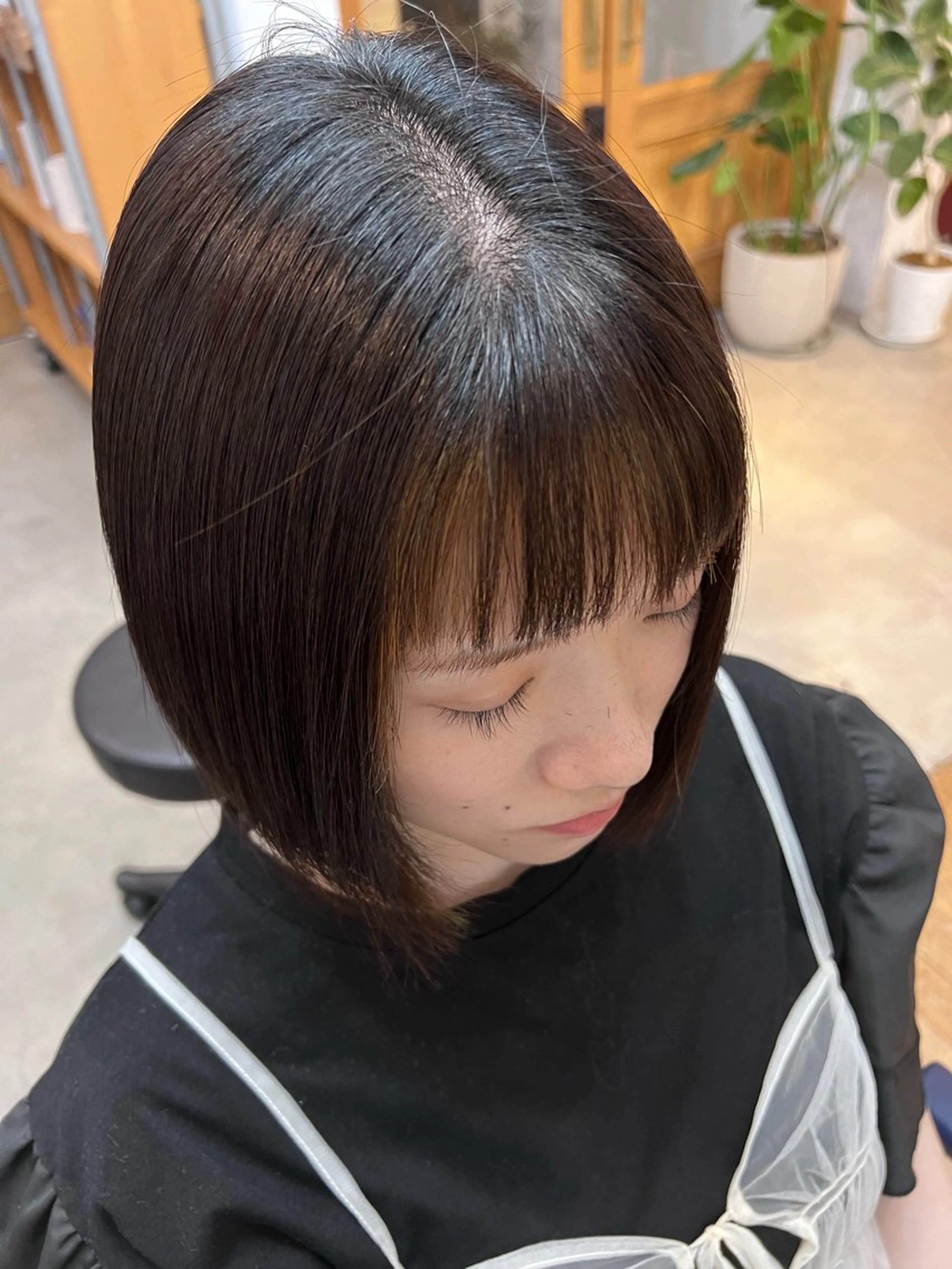 ショート ボブ 青木 ありさのヘアスタイル