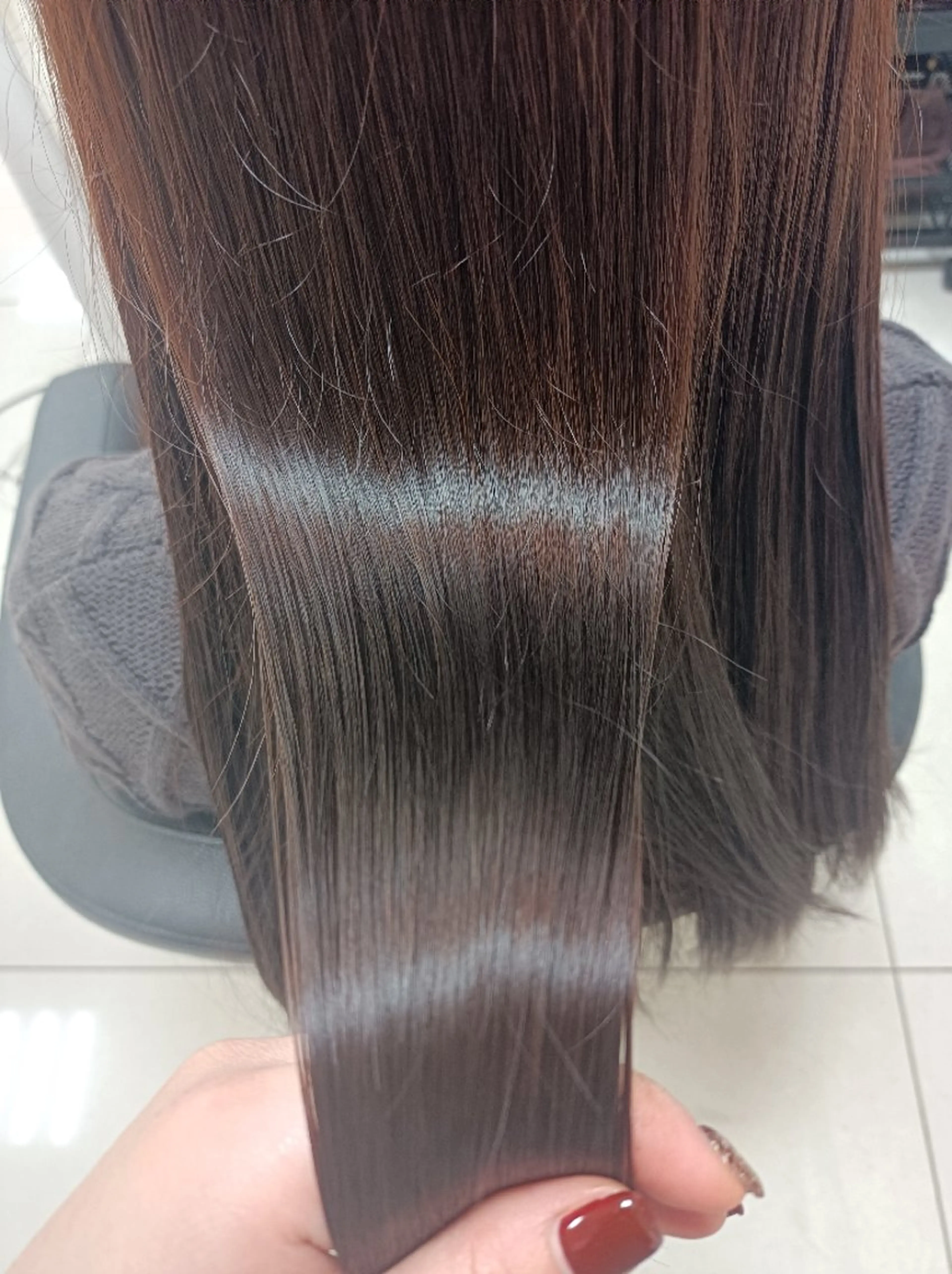 ロング ヘアカラー 【縮毛矯正/レディー スカット】美涼🎀のヘアスタイル