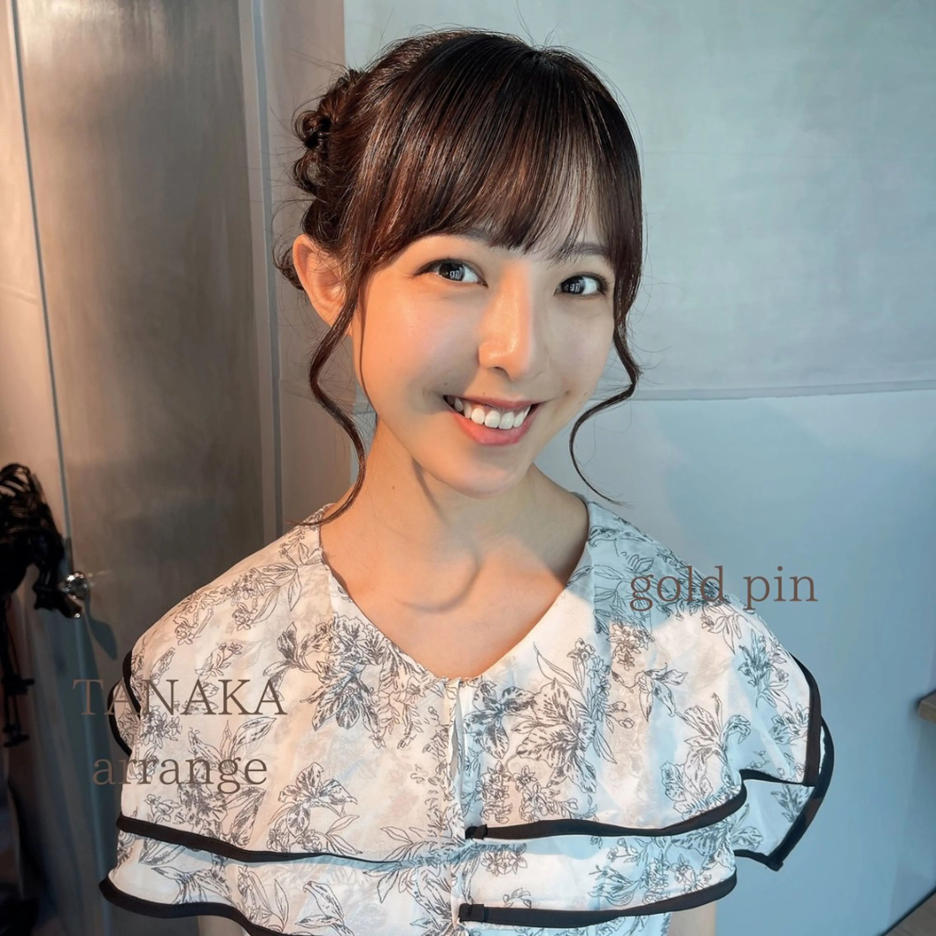 ヘアアレンジ ポニーテール 結婚式・ブライダル 卒業式のヘアスタイル ヘアセット charm《銀座》 ヘアセット/縮毛矯正のヘアスタイル