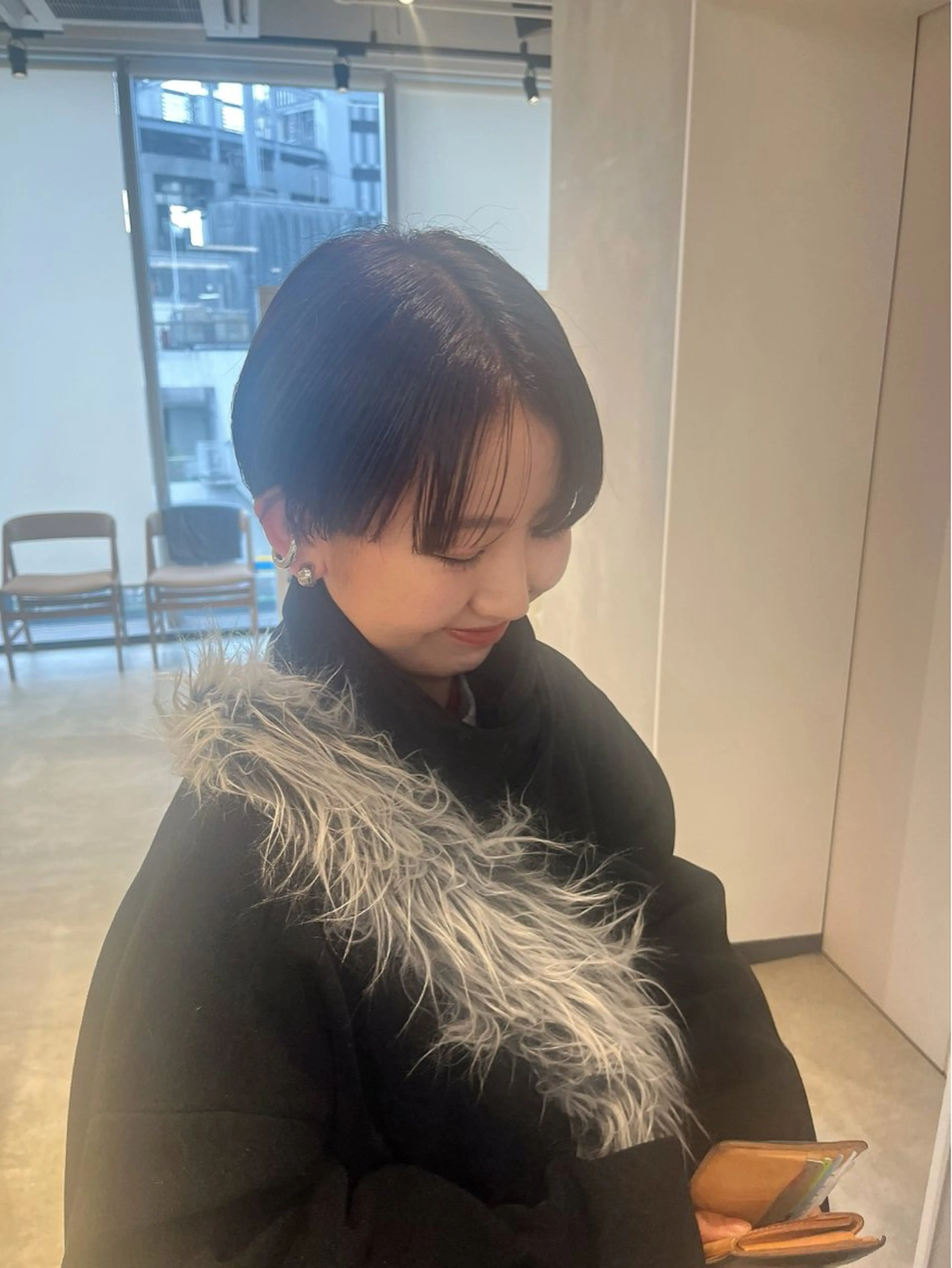 ショート カラー カット ヘアカラー トリートメント ボブ/ベージュ/ パーマ🪿近森ゆいのヘアスタイル