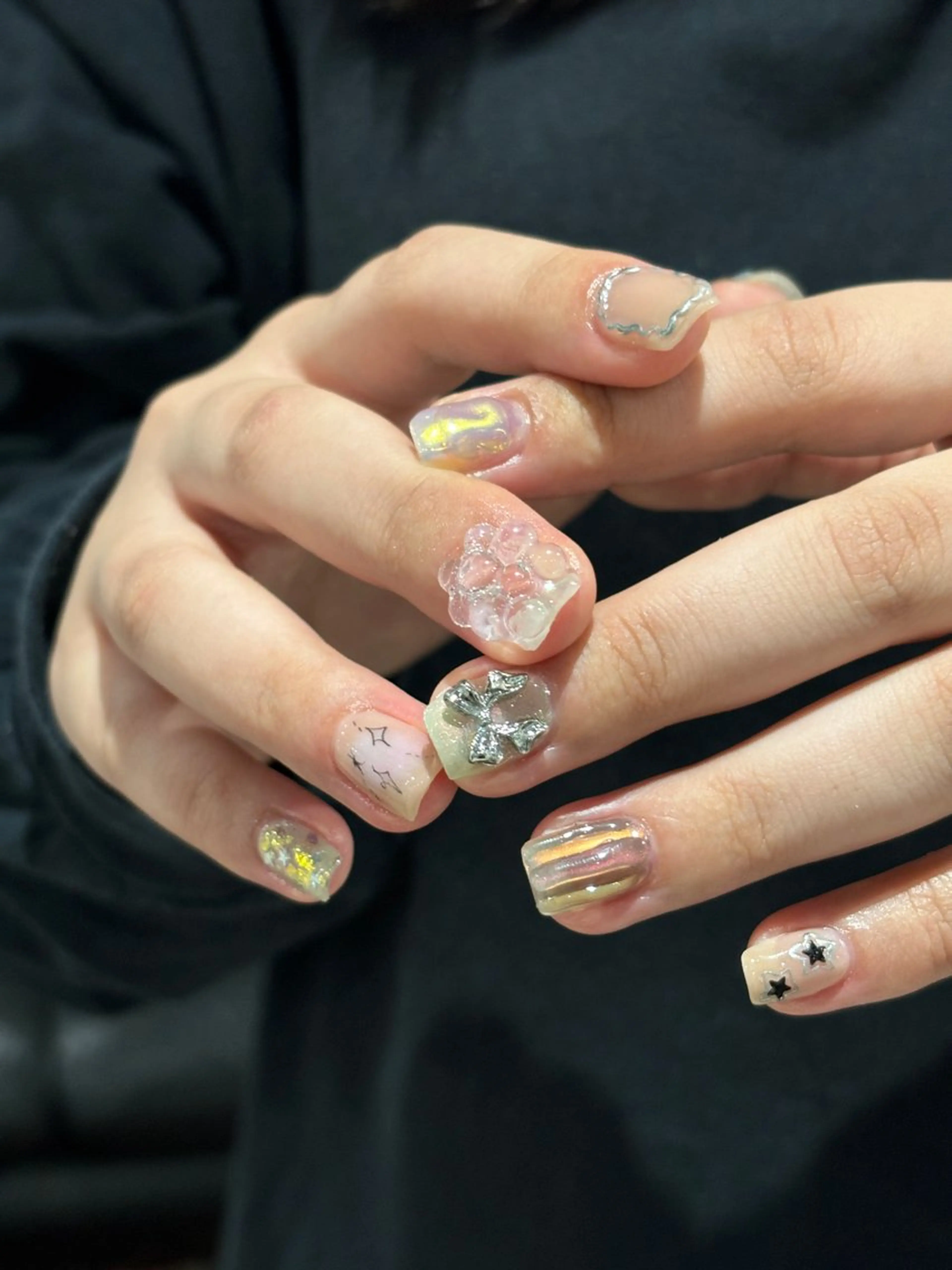 ネイル ハンドネイル hinako /個性派ニュアンスのネイルデザイン