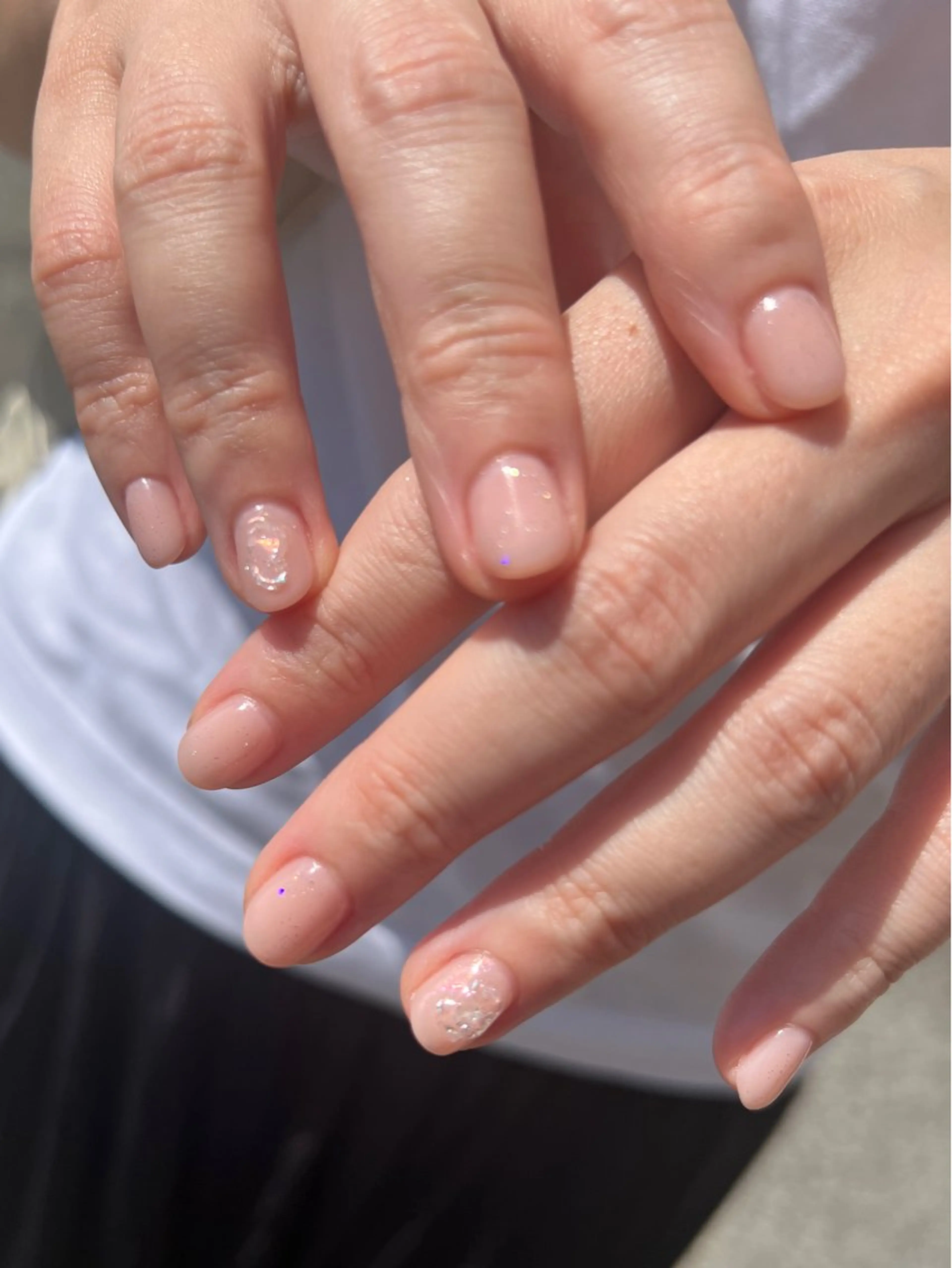 ネイル ラメ(グリッター) ハンドネイル ハンドケア Ri.nail オクマトモカのネイルデザイン