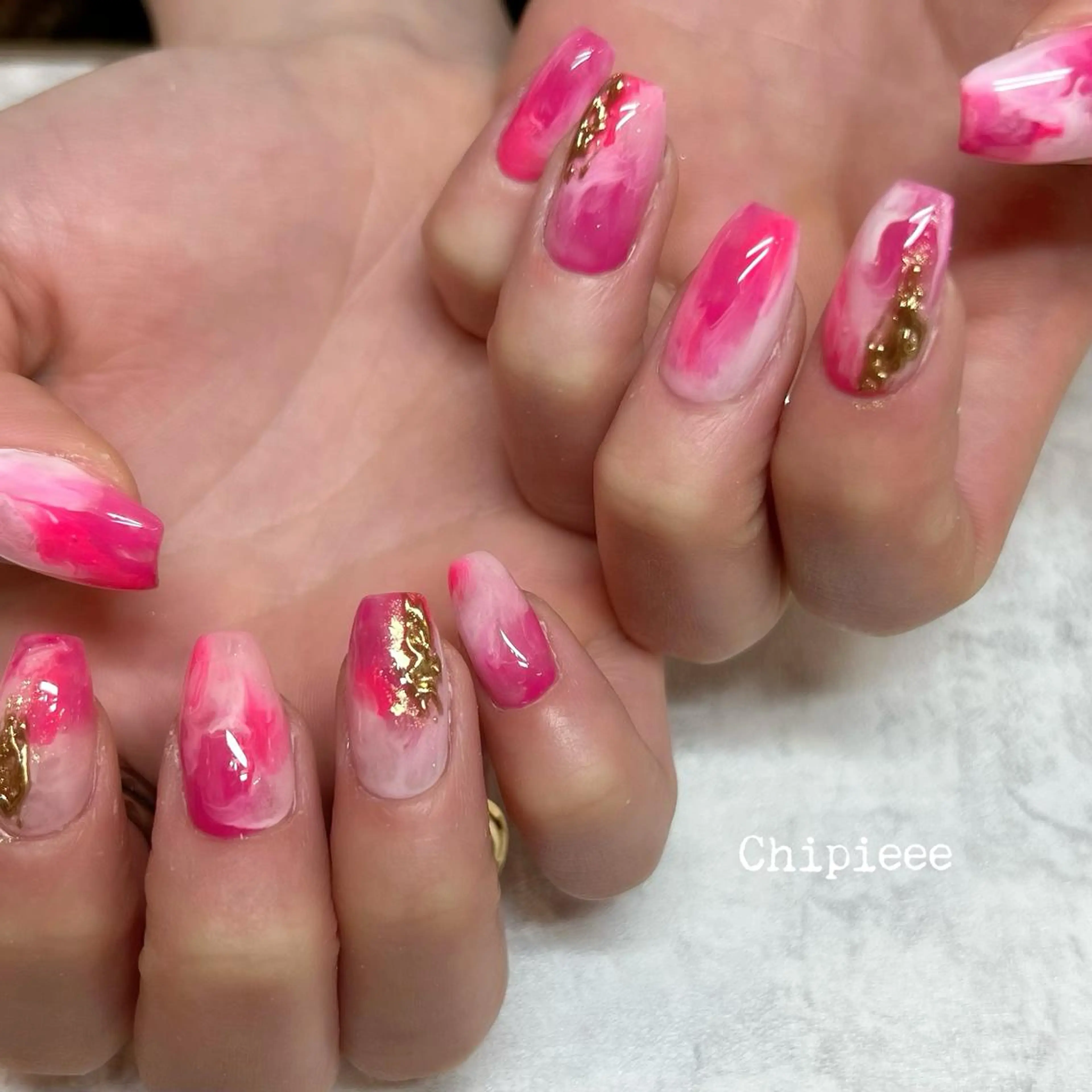 セミロング Chipieee Ikukoのネイルデザイン