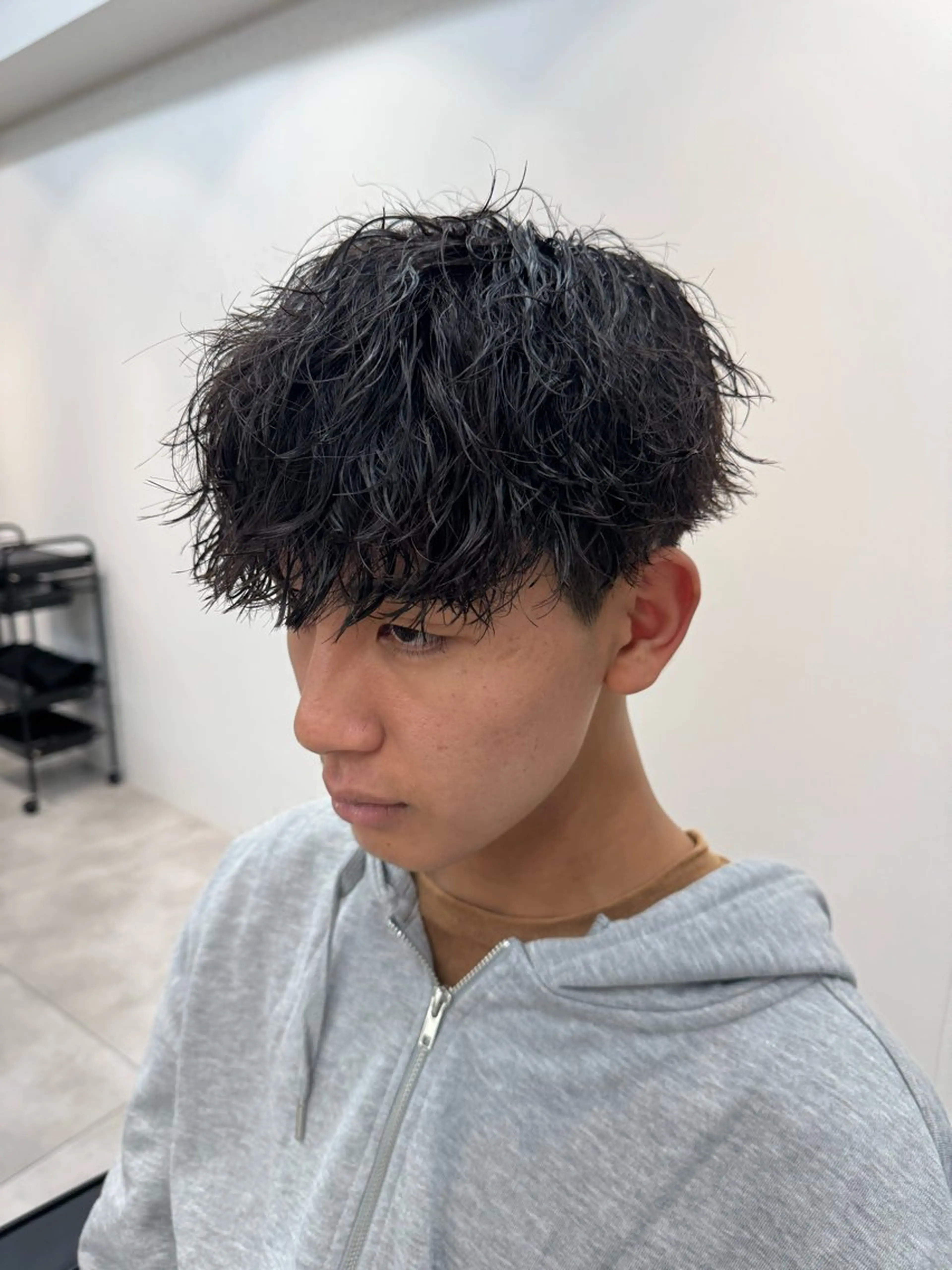 パーマ メンズ メンズパーマ カット パーマ 大宮メンズ特化/パー マ職人/小川藍人のヘアスタイル