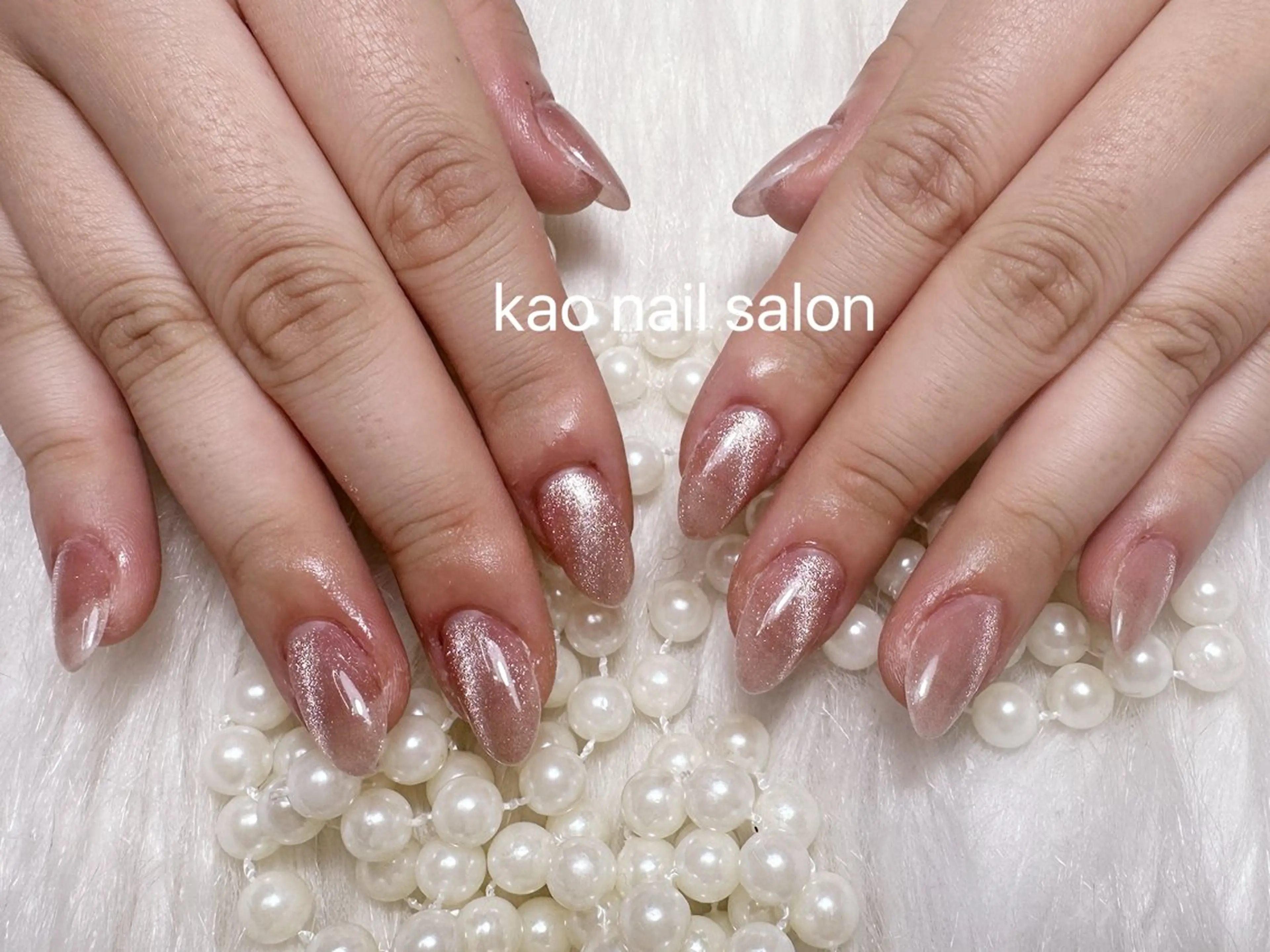 ネイル ハンドネイル kao nail マグネット/長さだしのネイルデザイン