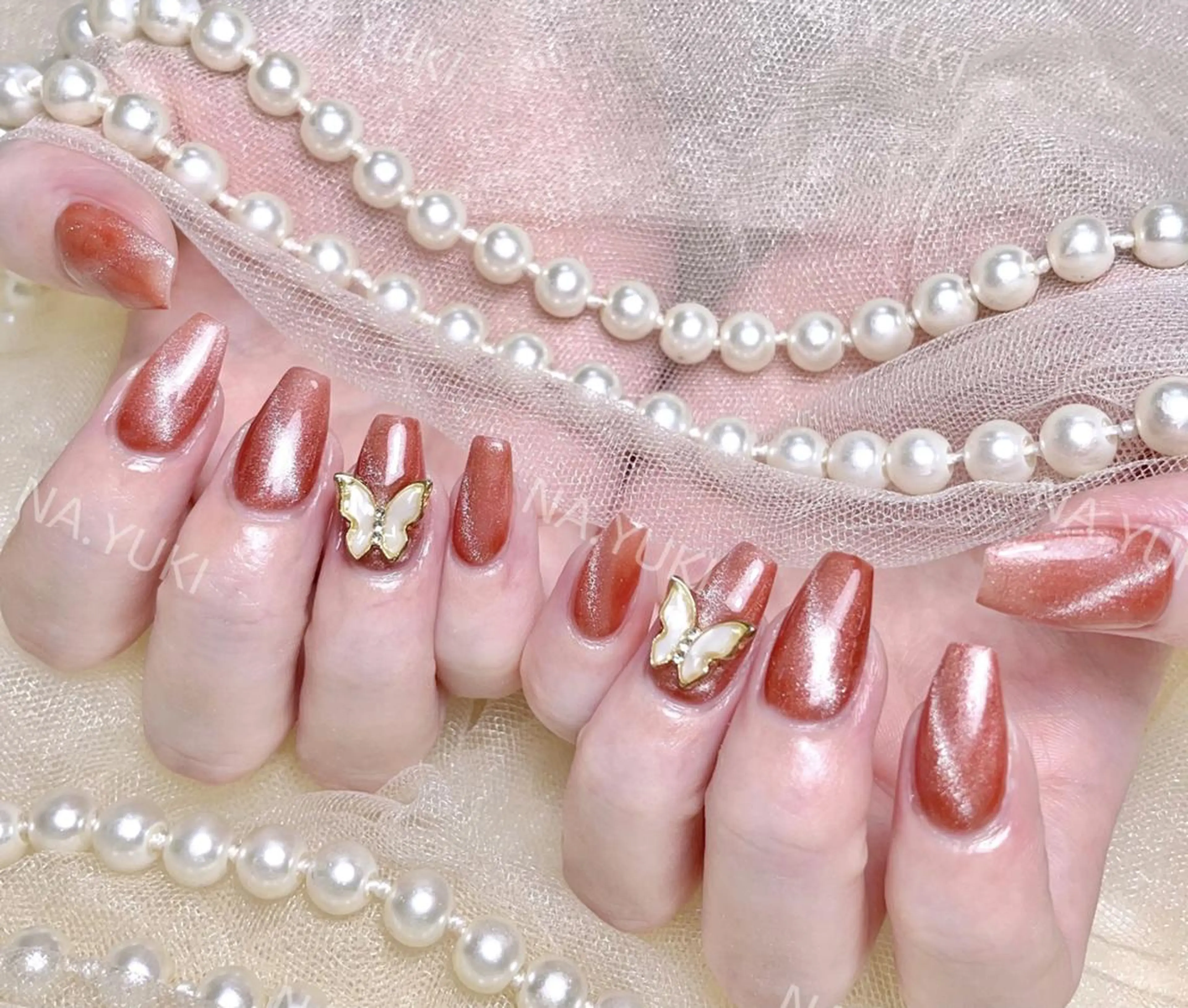 ネイル ハンドネイル ハンドケア 🌷 Mooning 🌷のネイルデザイン