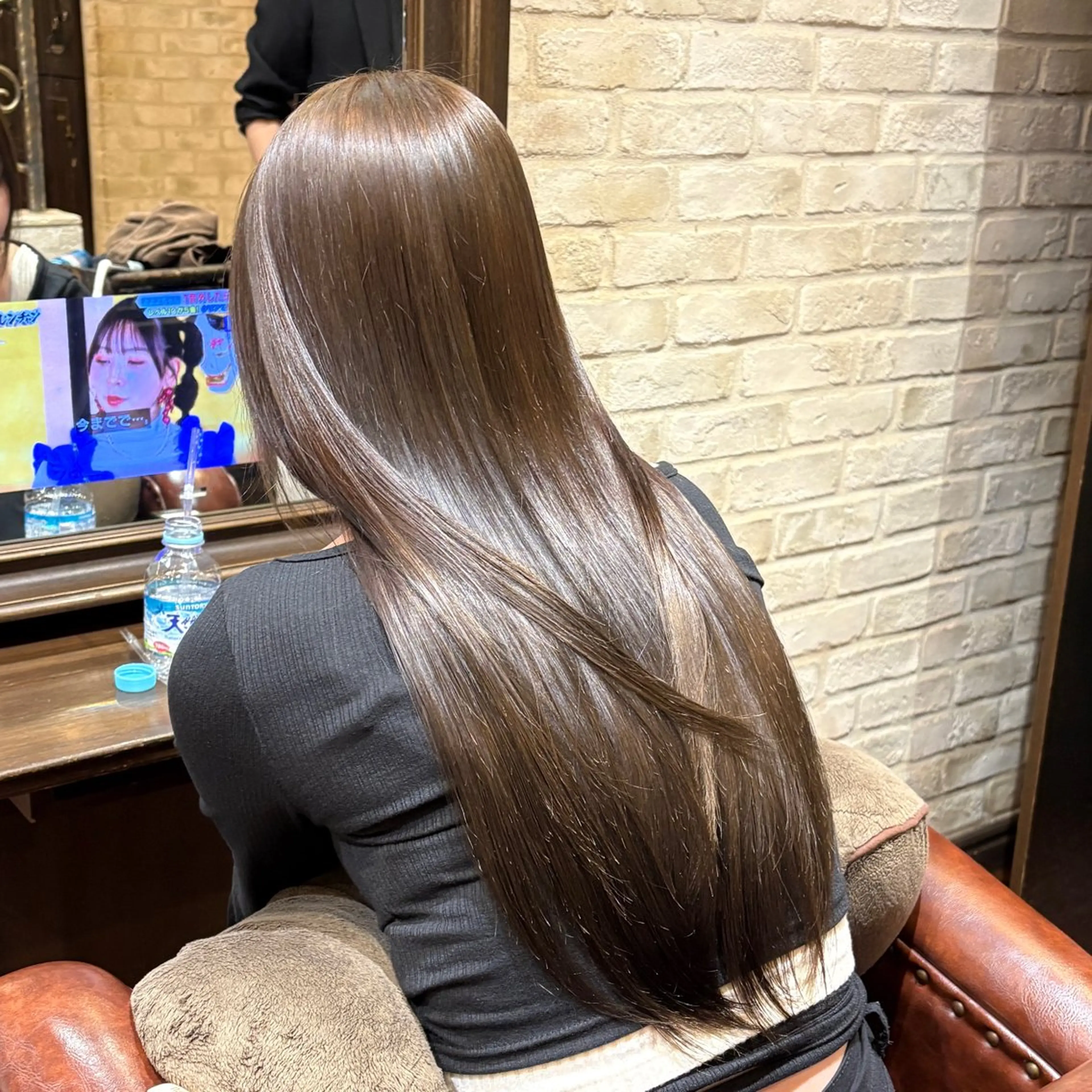 ロング カラー オリーブカラー 🐺イノウエ サキ🐺のヘアスタイル