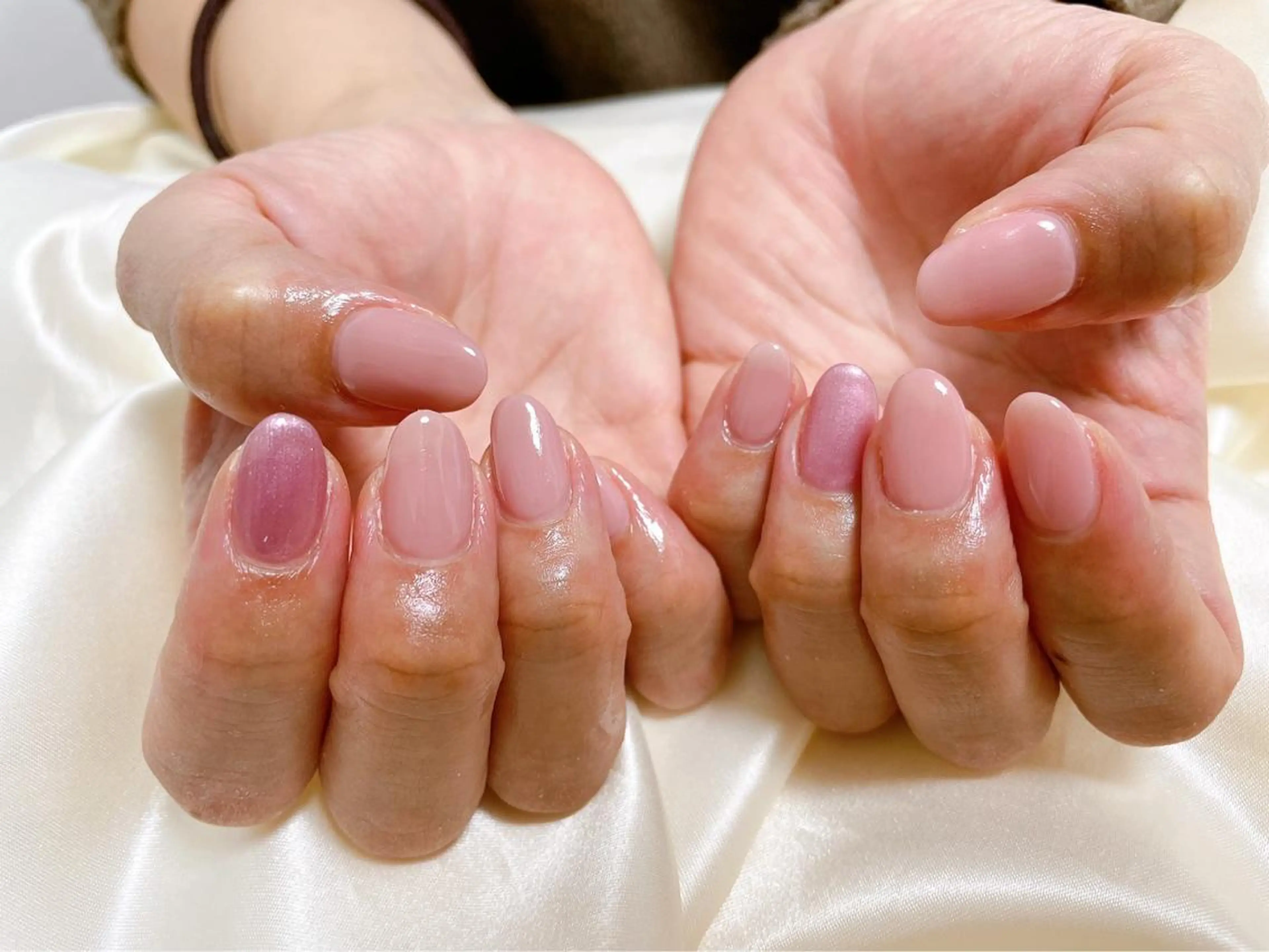 ネイル ピンク Mogu nail 二子玉川のネイルデザイン