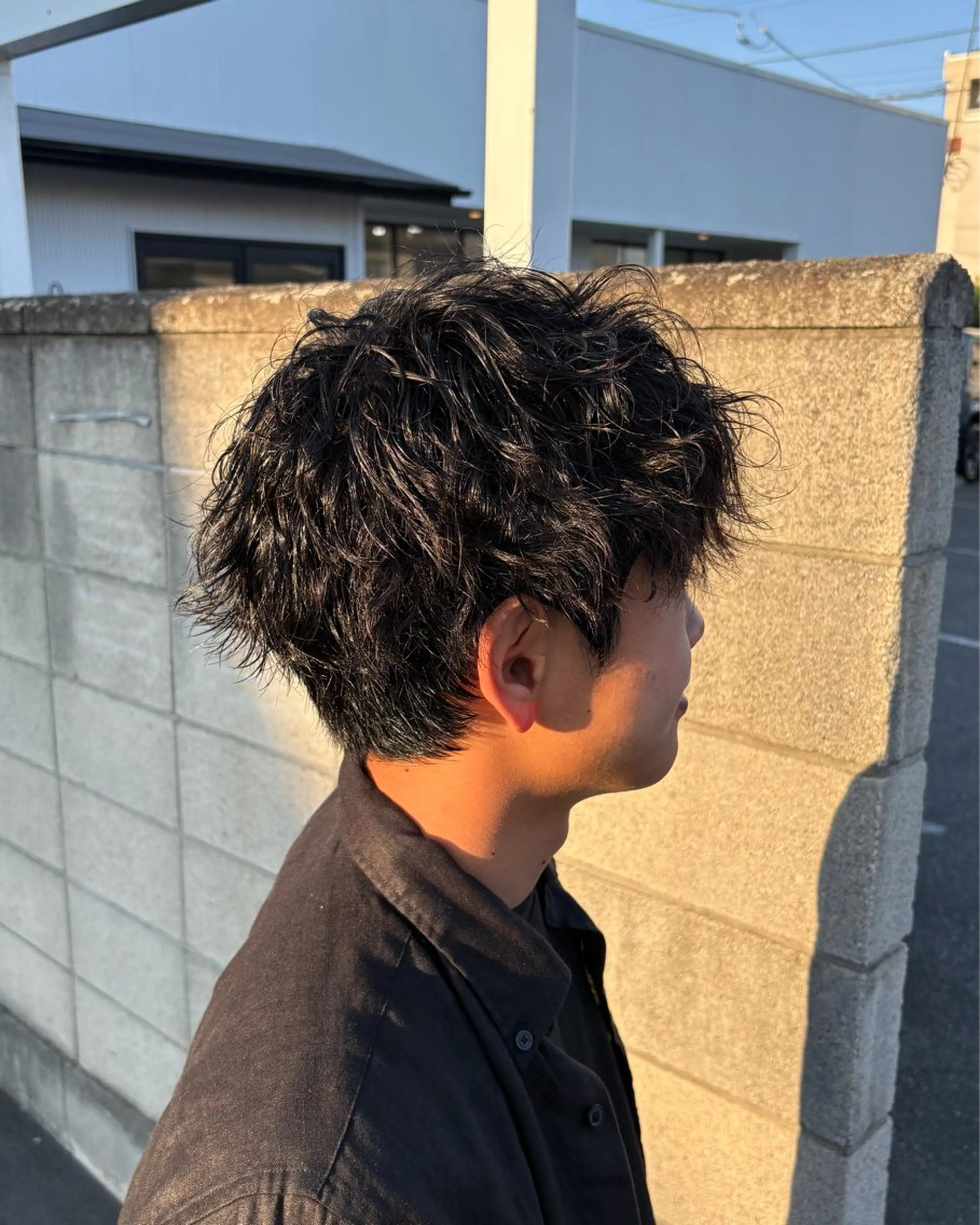 パーマ メンズ hair make LATTE 川原店所属・若林 叶大のヘアスタイル