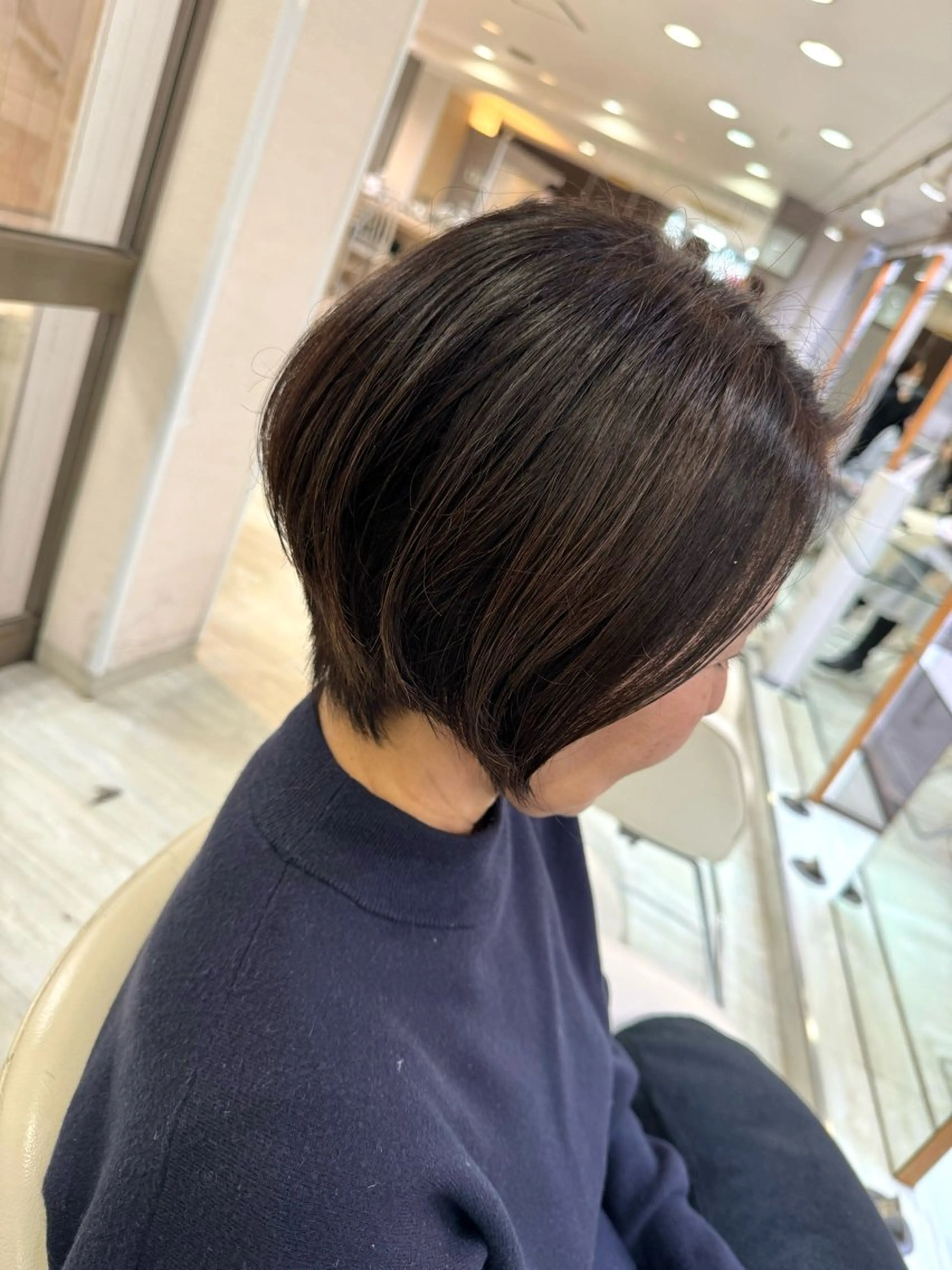 ショート くびれヘア ショートヘア チーフデザイナー 西川凌史のヘアスタイル