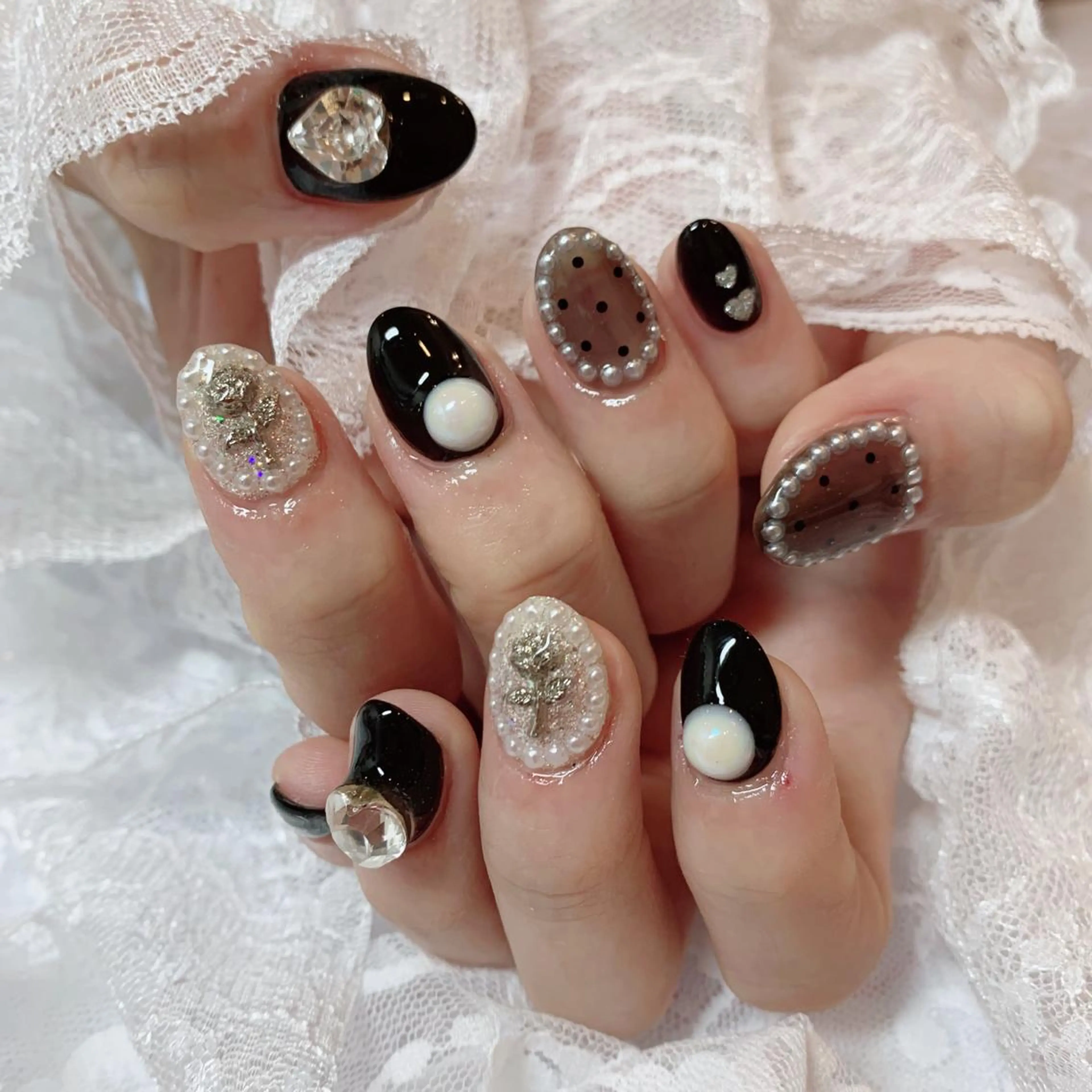 ネイル La neige* yuki 🥯🍑のネイルデザイン