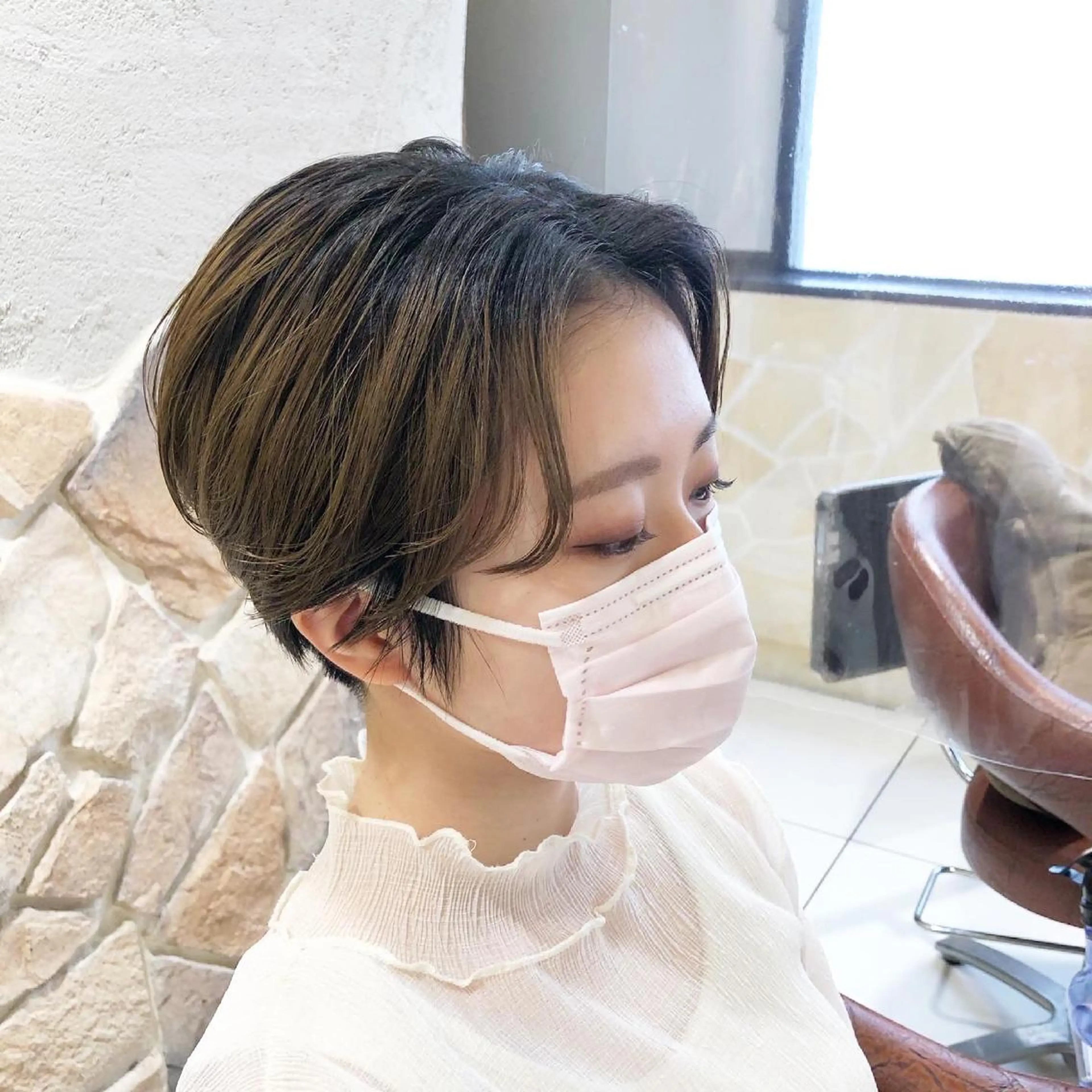 ショート カラー ハンサムショート ショートヘア 【ディレクター 🧸🤍田澤　唯那】のヘアスタイル