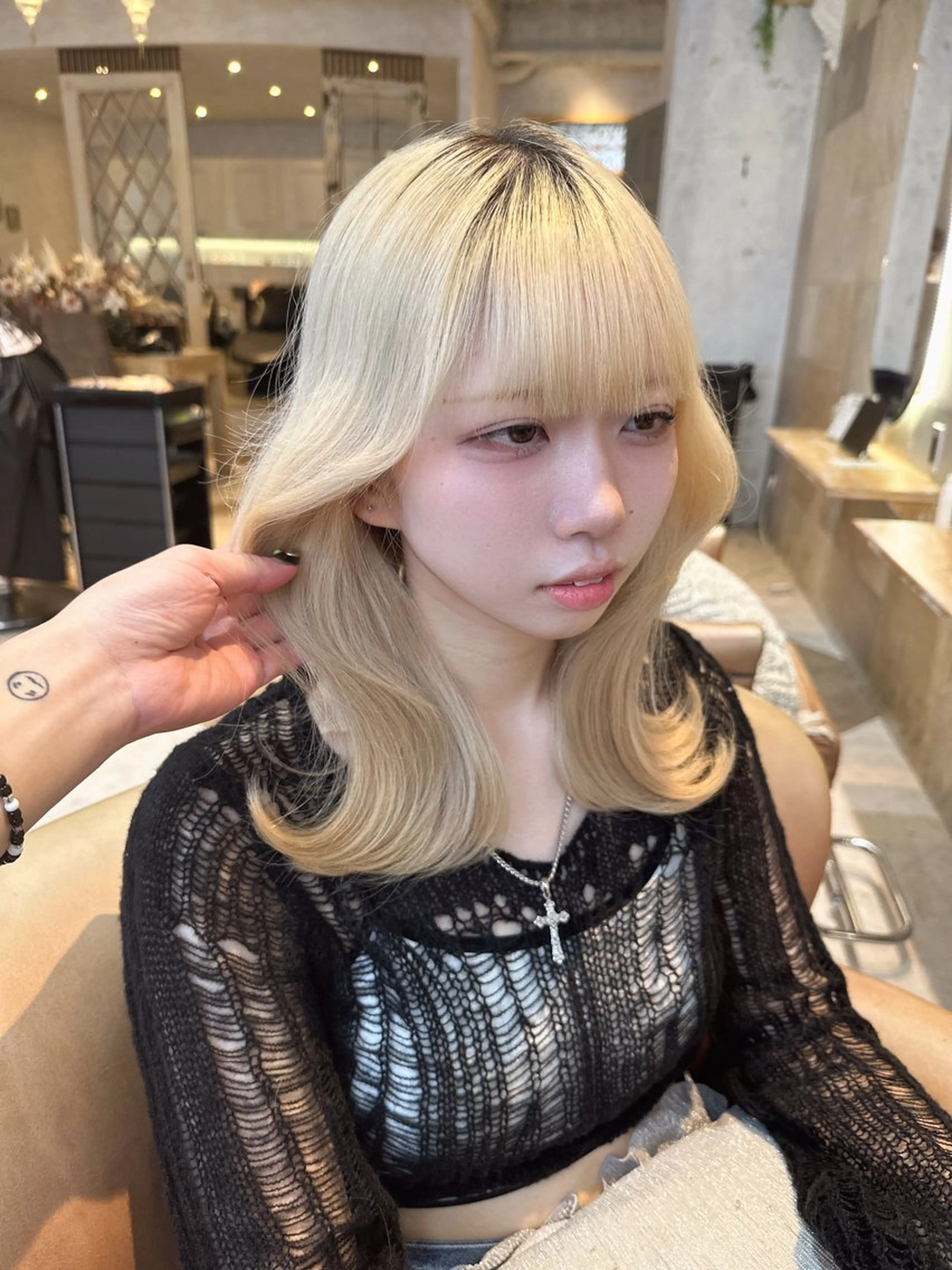 ミディアム カラー もえな 💋👼🏻のヘアスタイル