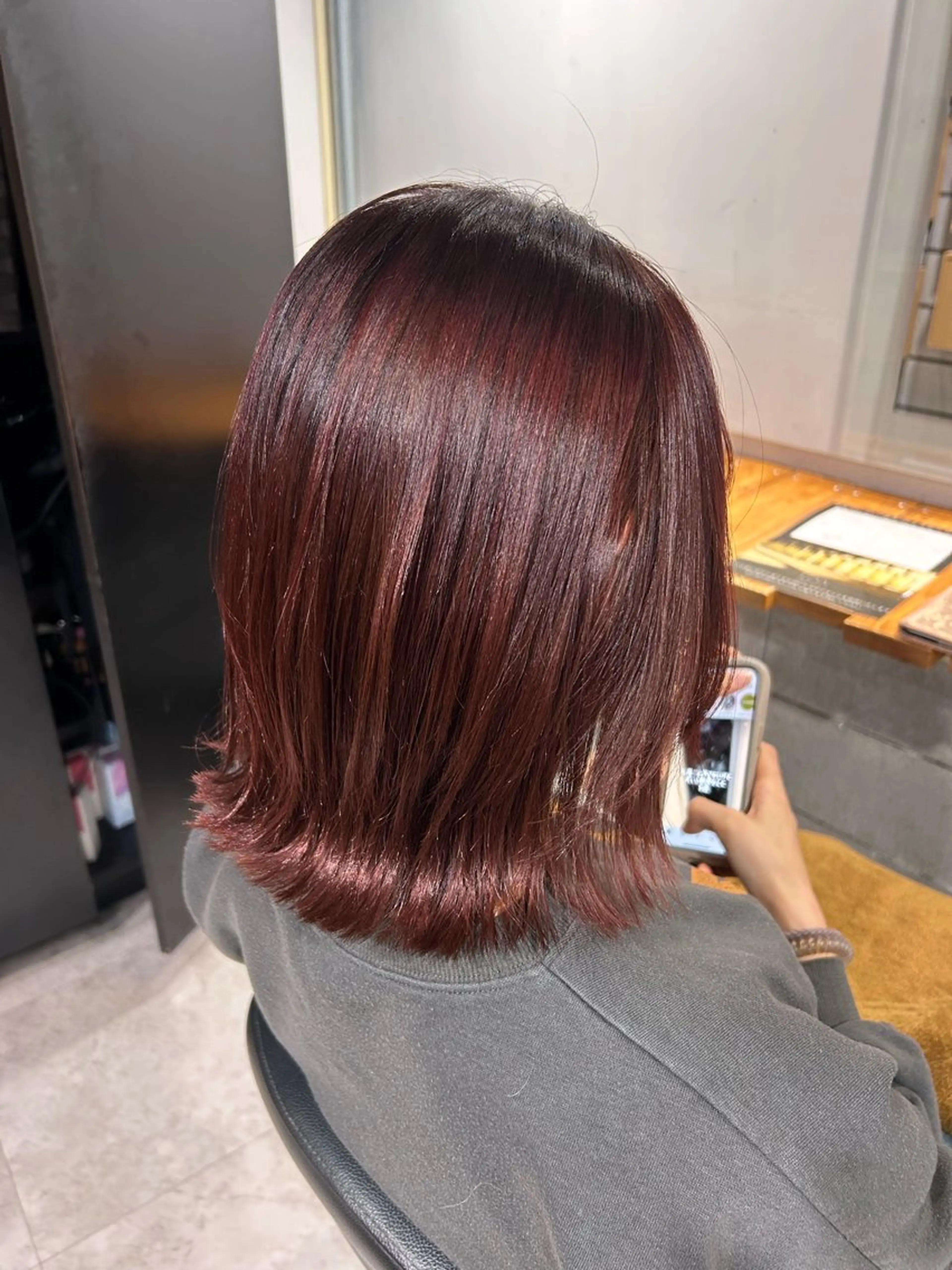 ミディアム ヘアカラー ヘッドスパ 韓国Style♡ Nanami🇰🇷のヘアスタイル