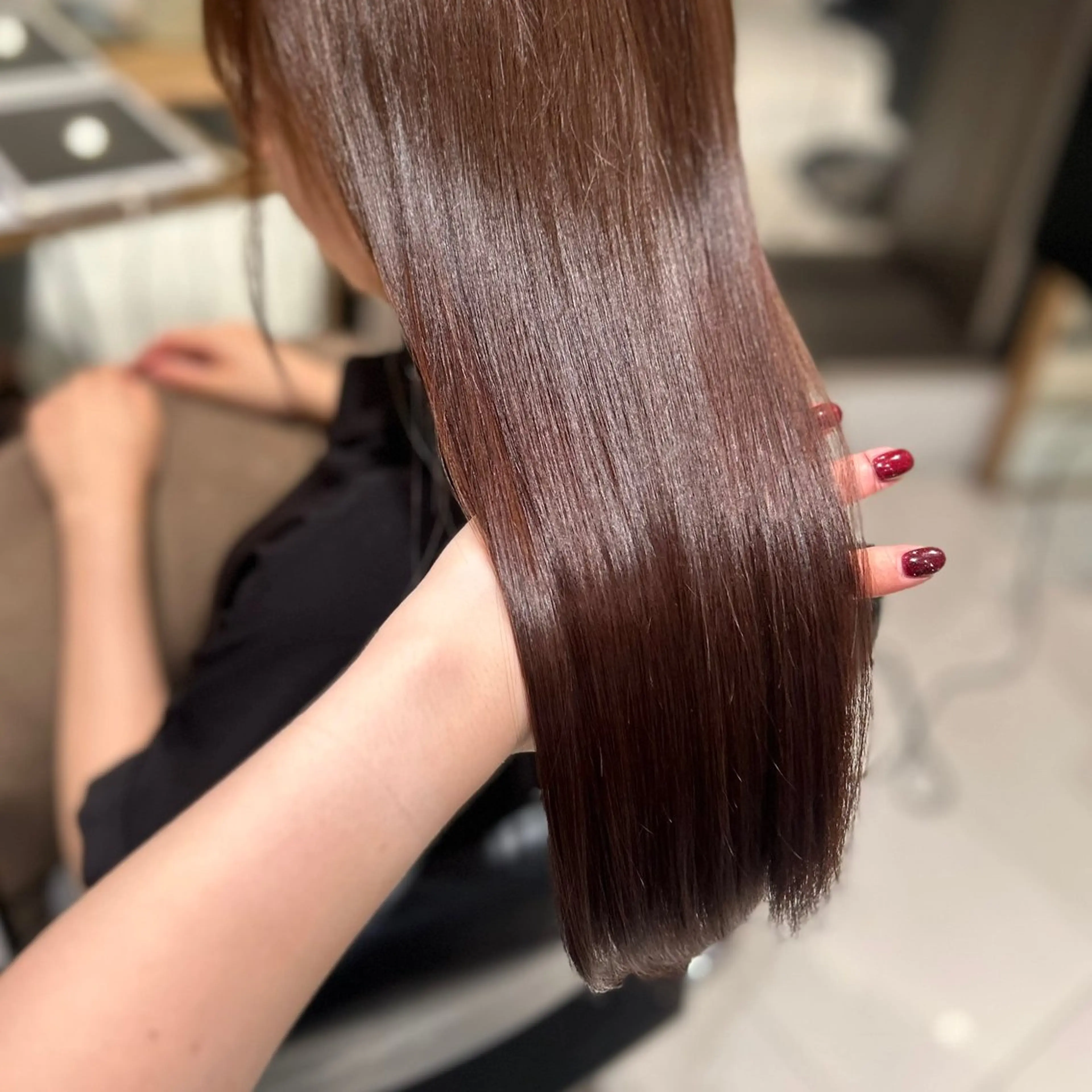 カラー ヘアカラー トリートメント ︎︎🌟韓国艶カラー ︎🌟璃奈 (ﾘﾅ)のヘアスタイル