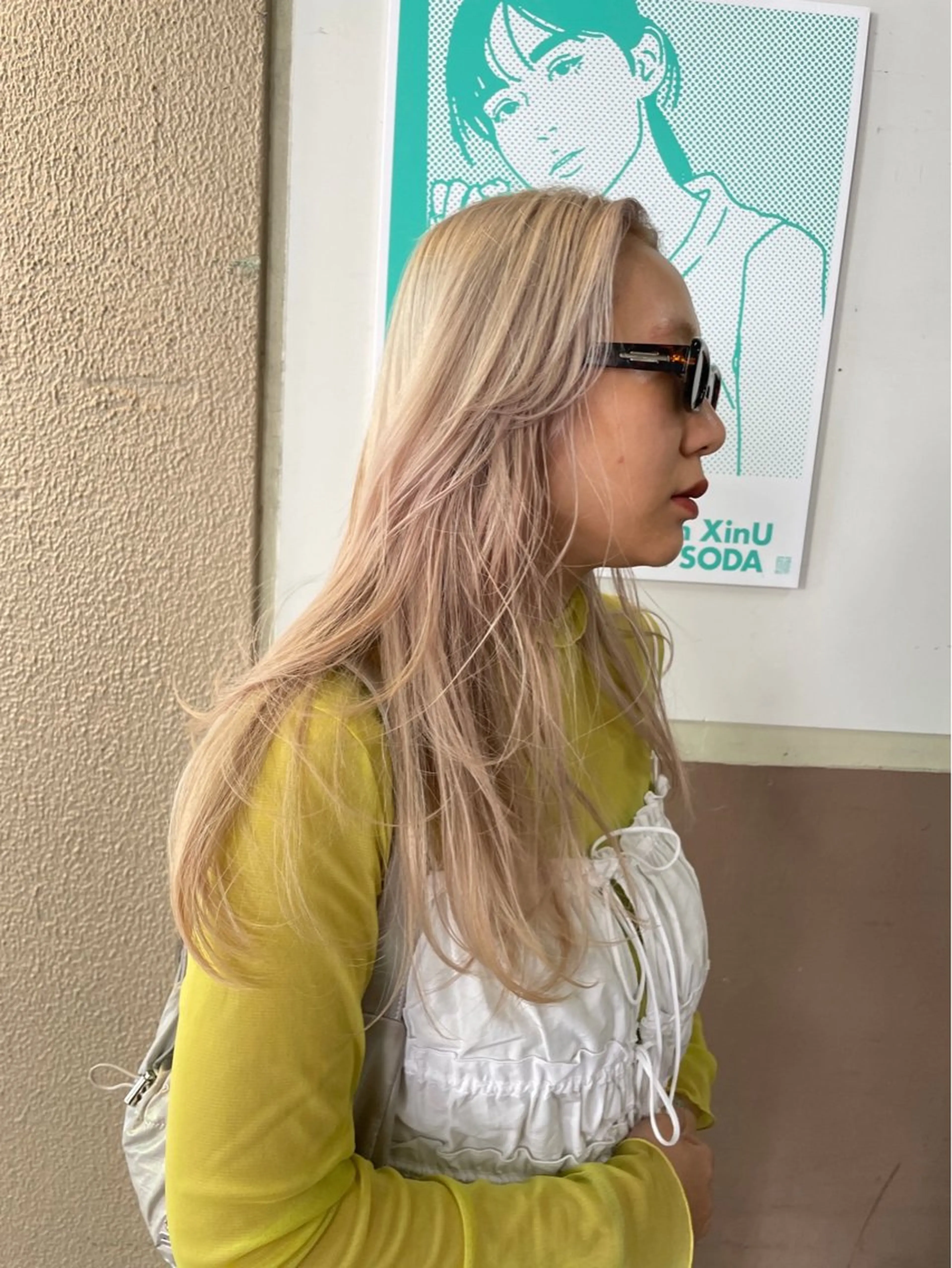 ダブルカラー《ケアブリーチ＋透明感カラー》＋トリートメント⭐️オラプレックスでダメージ90%削減💫の写真