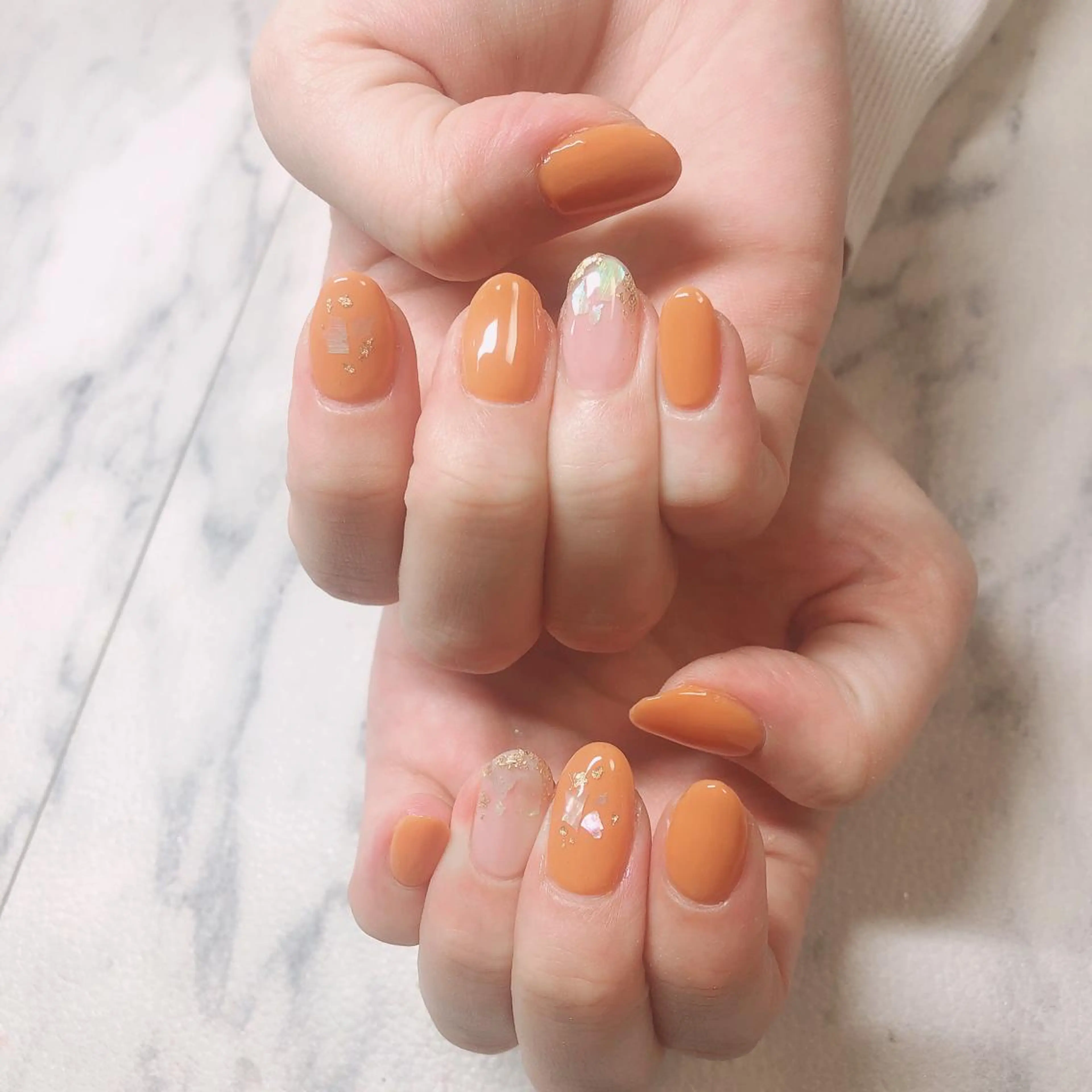 ネイル 持ち込み 結城 怜菜のネイルデザイン