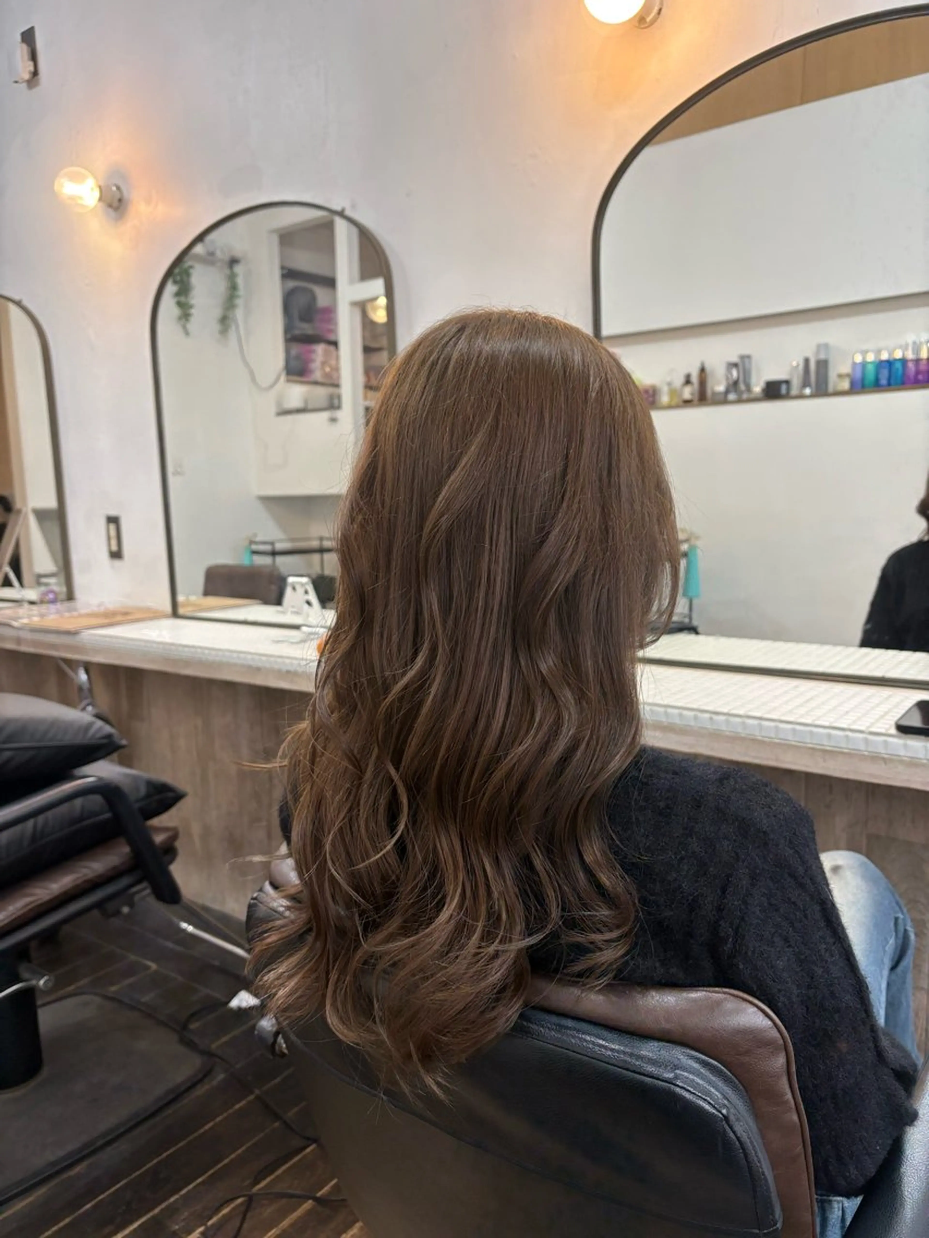 ロング カラー 入澤 凜のヘアスタイル