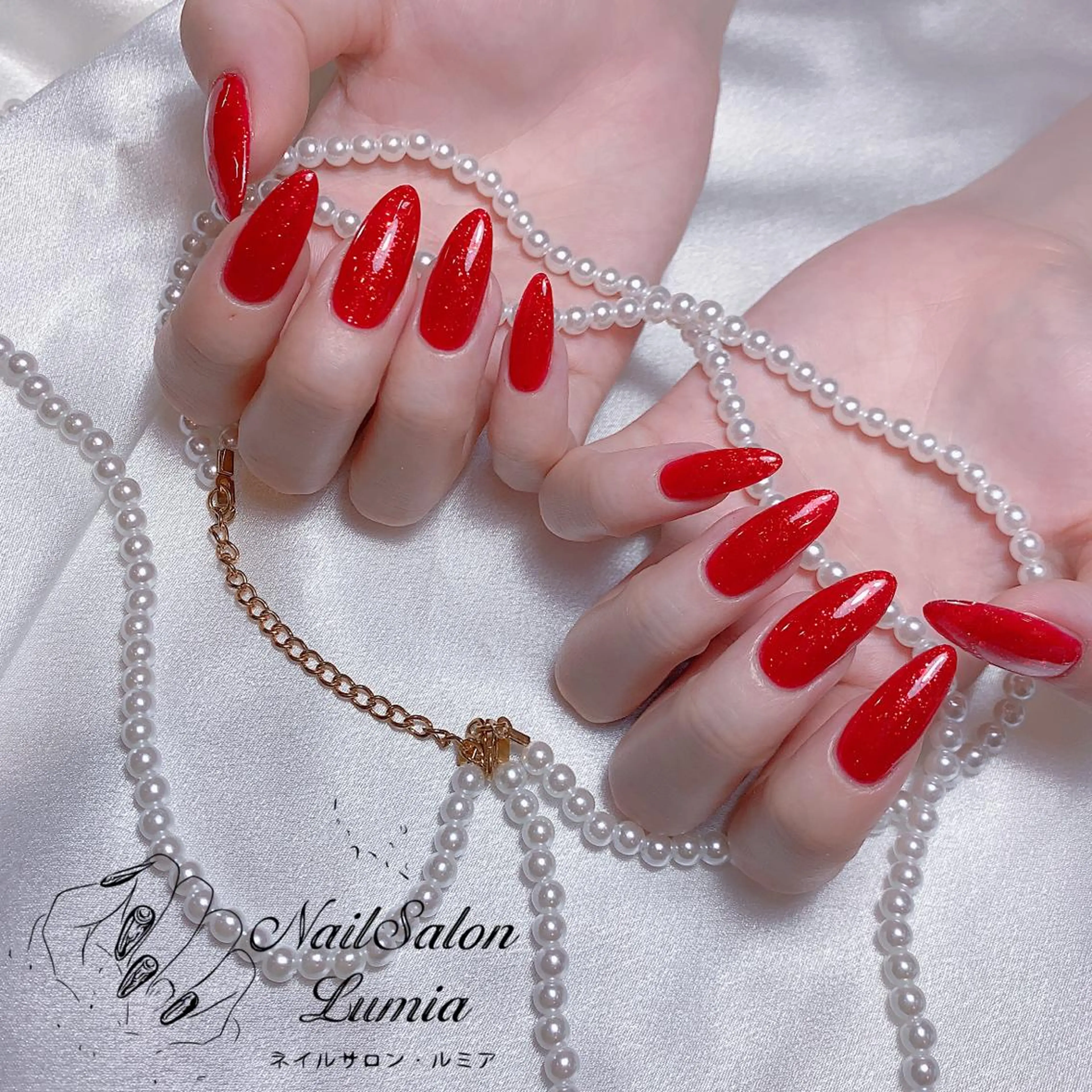 ネイル ハンドネイル ネイルサロン ルミア Lumia 店長のネイルデザイン