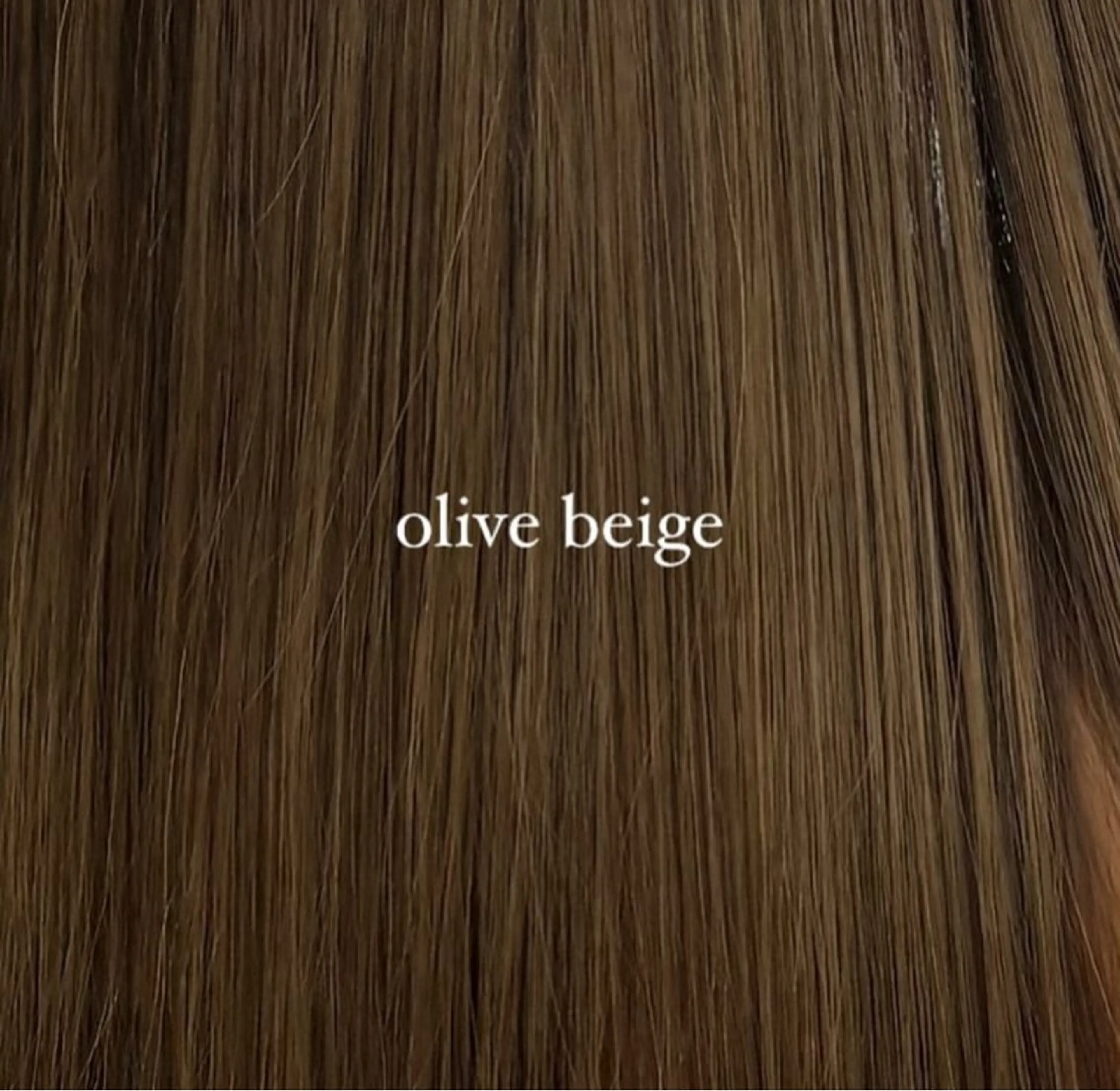 カラー ベージュカラー オリーブベージュ 暗髪／艶髪／渋谷/ モモカ🎀のヘアスタイル