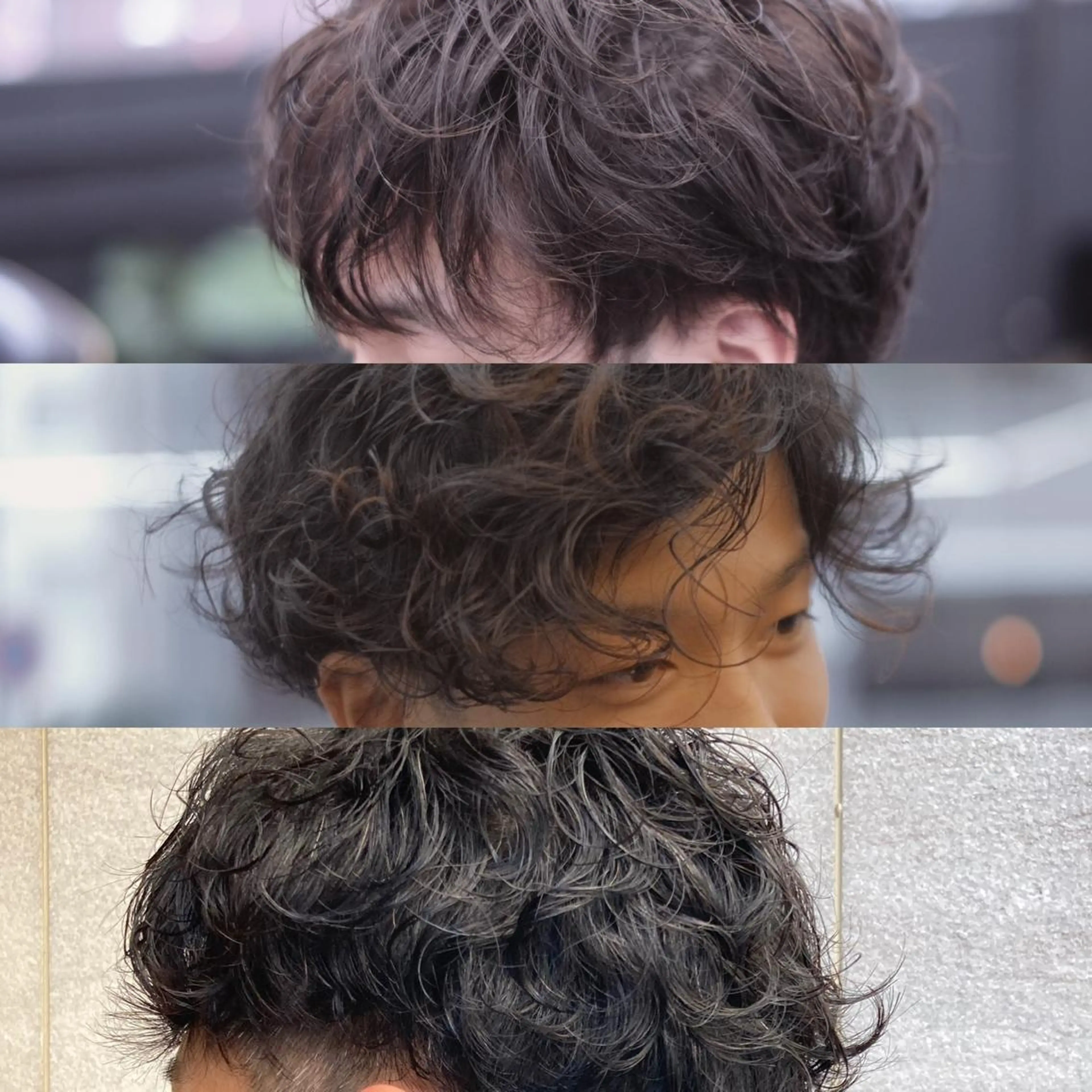 ショート パーマ メンズ メンズパーマ 刈り上げ 松岡 俊輔のヘアスタイル