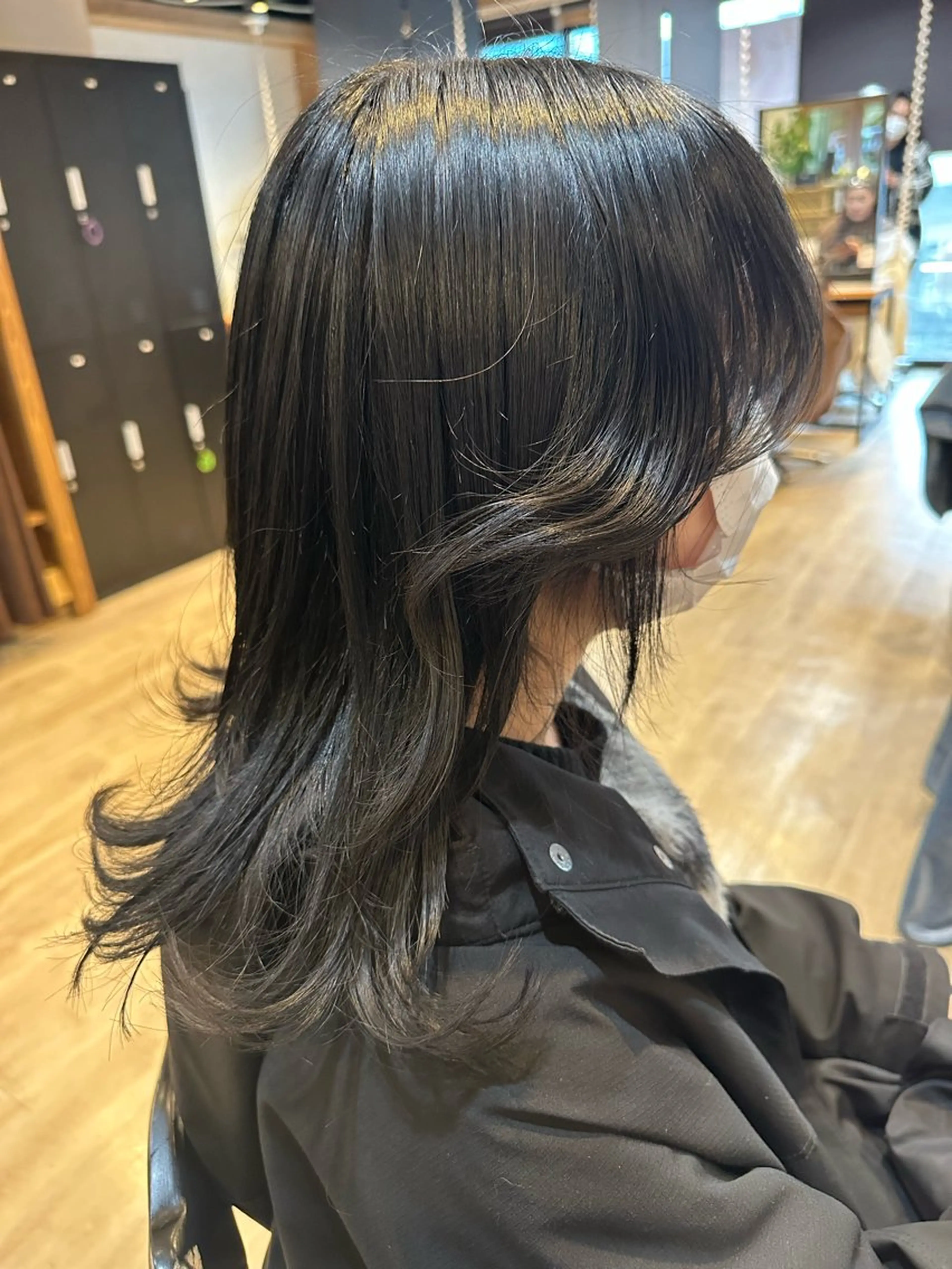 ロング カラー カット ヘアカラー トリートメント 髪質改善&ストレート ‪✂︎‬鈴木青樹のヘアスタイル