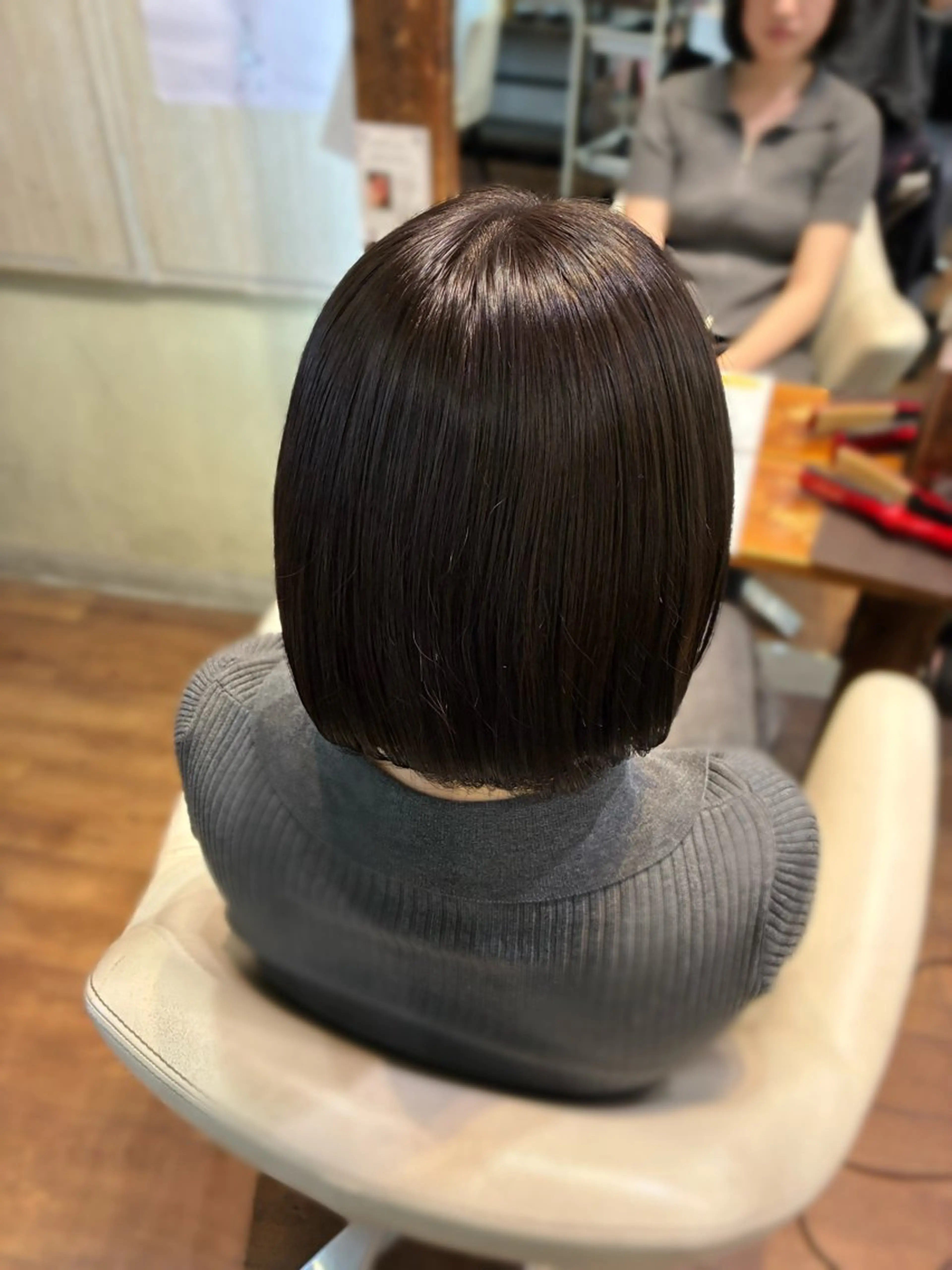 ミディアム カラー ヘアカラー トリートメント 梅原 姫🍬🐰のヘアスタイル