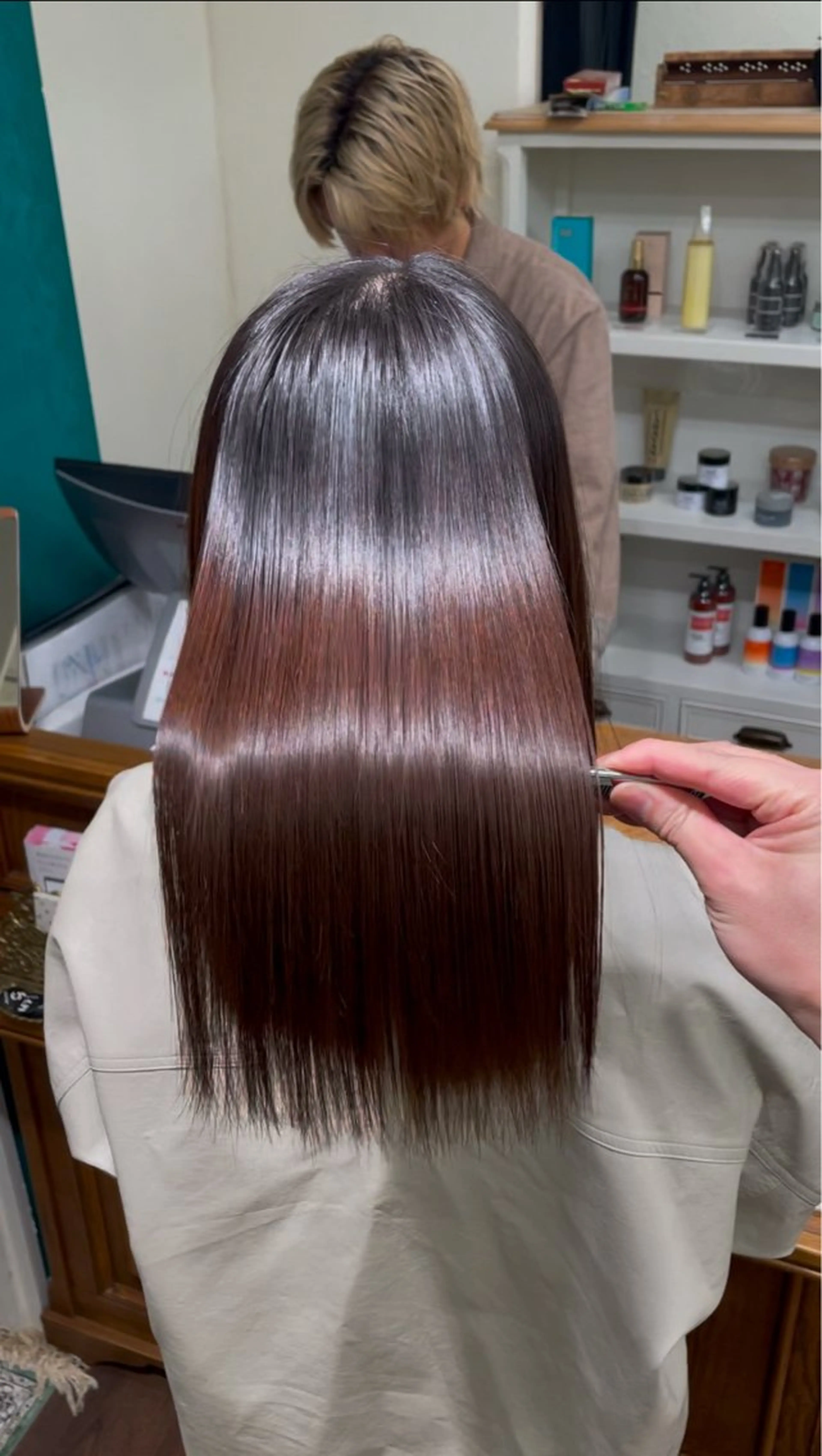 ロング カラー ブラウンカラー ヘアカラー 渋谷/原宿 カラー× トリートメント ｻﾜのヘアスタイル