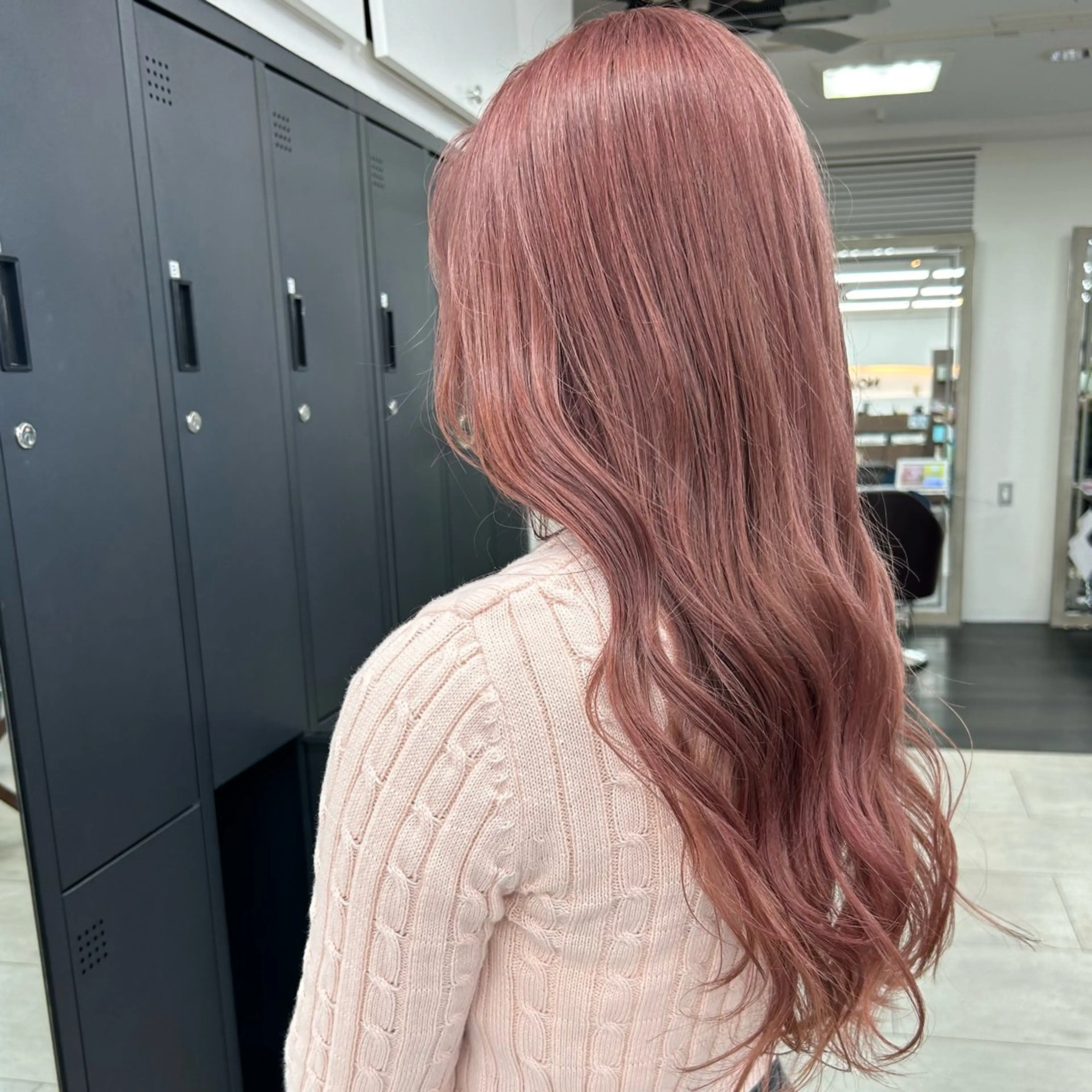 ロング ダブルカラー/韓国 ヘア/さわのあかねのヘアスタイル