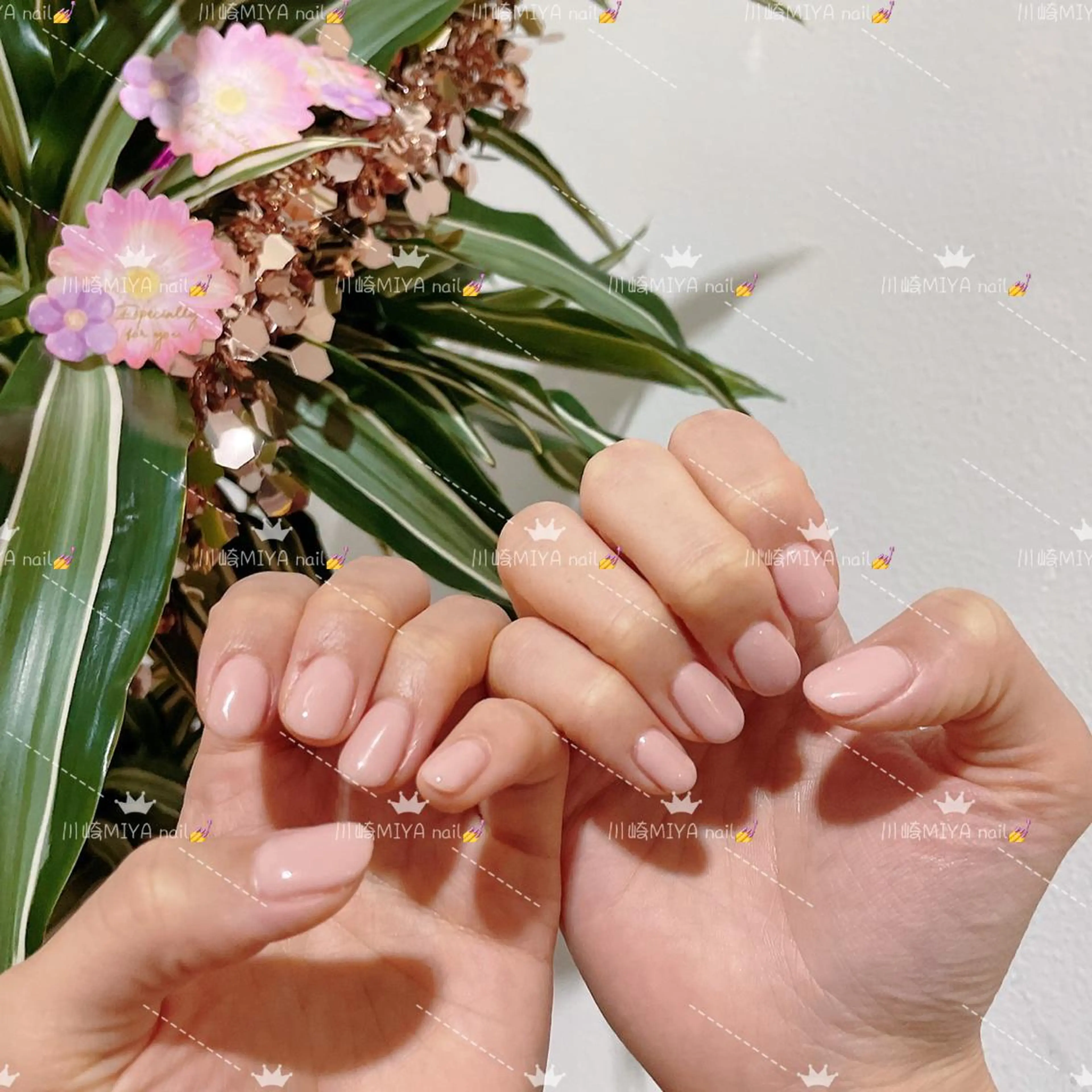 ショート ネイル 💜MIYA nail川崎店のネイルデザイン
