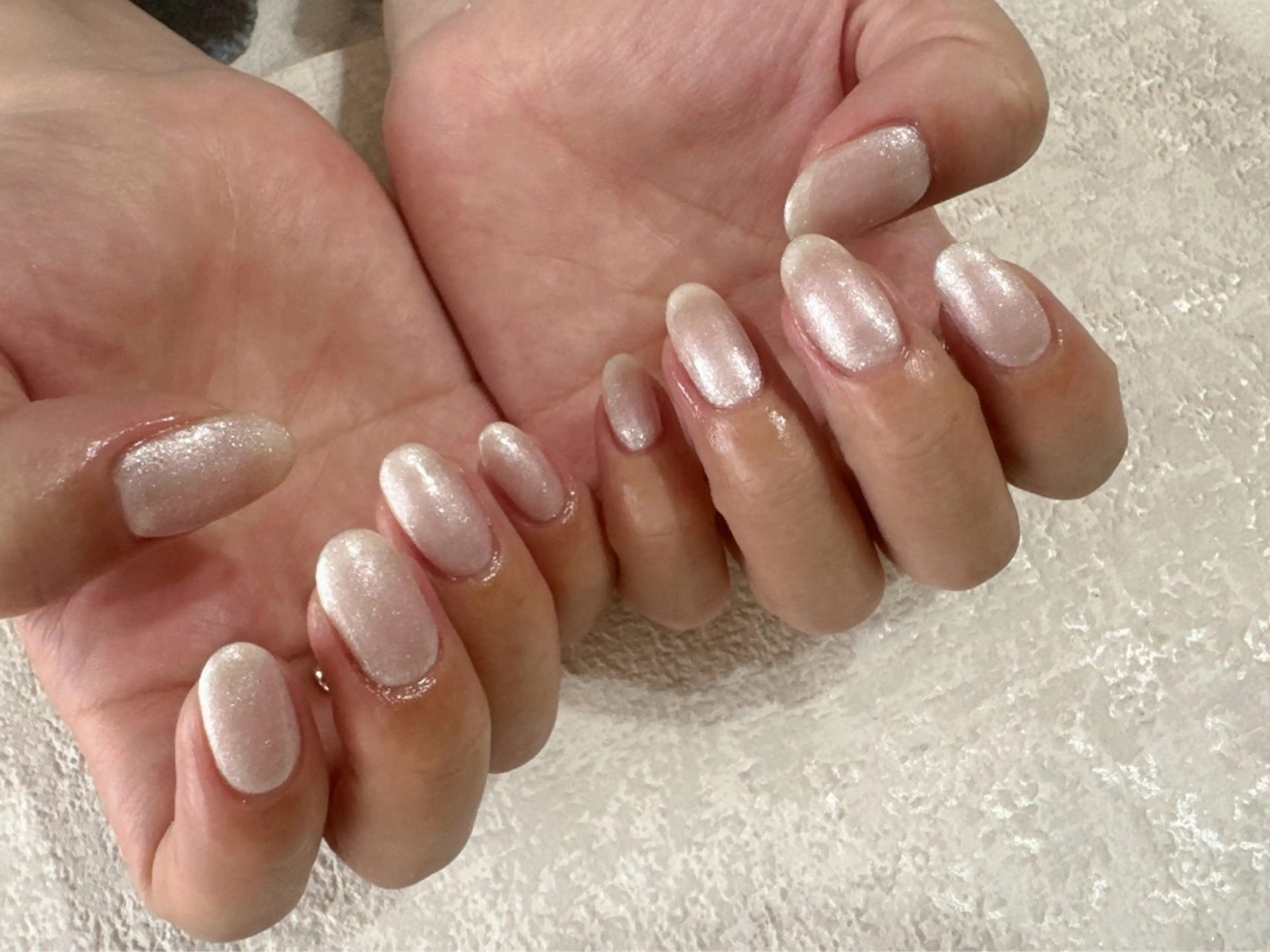 ネイル オーロラネイル フットネイル フレンチネイル ジェルネイル ラメ(グリッター) kikinail 溝の口のネイルデザイン