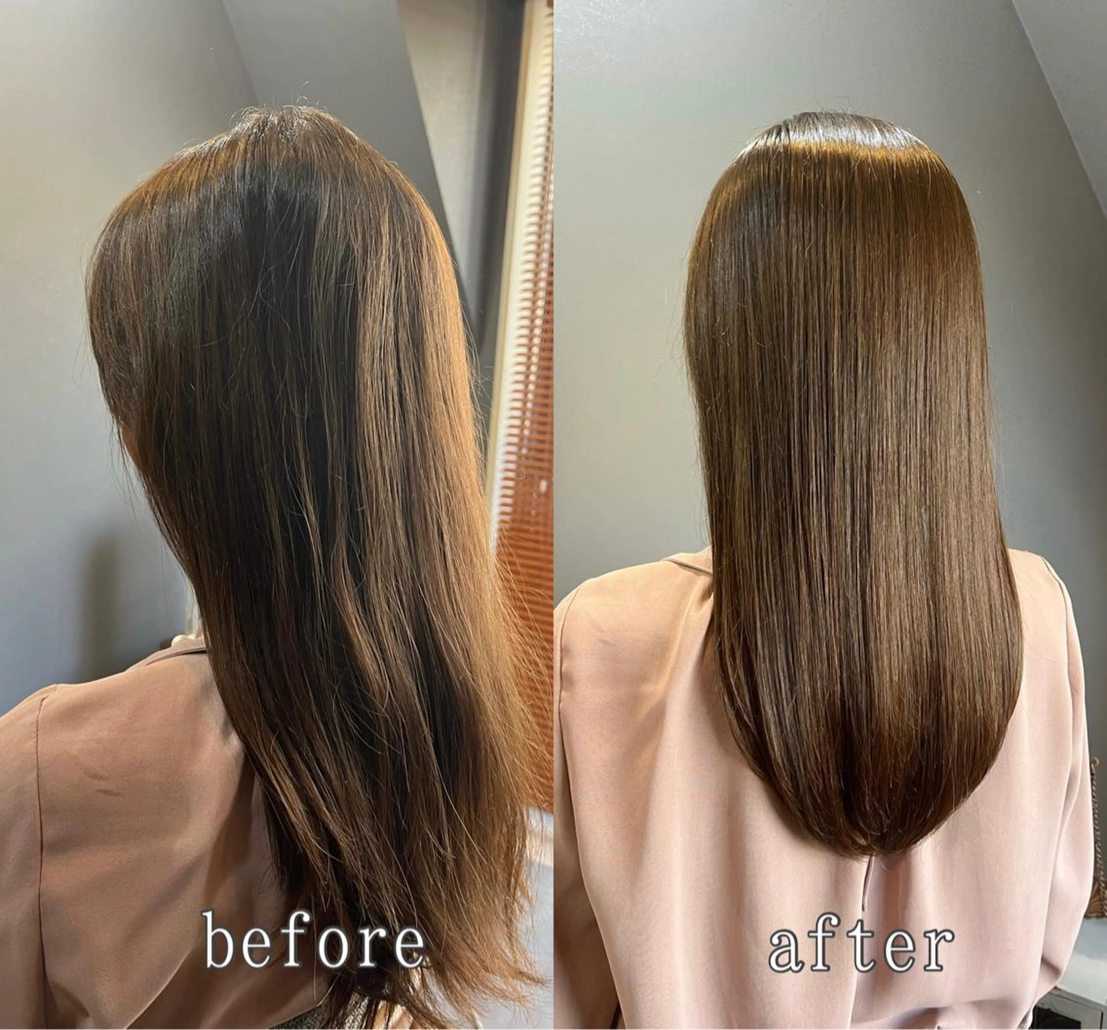 ロング カラー 酸性ストレート カット 縮毛矯正 トリートメント ヘッドスパ ＊くせ毛に特化＊ 【yun】のヘアスタイル