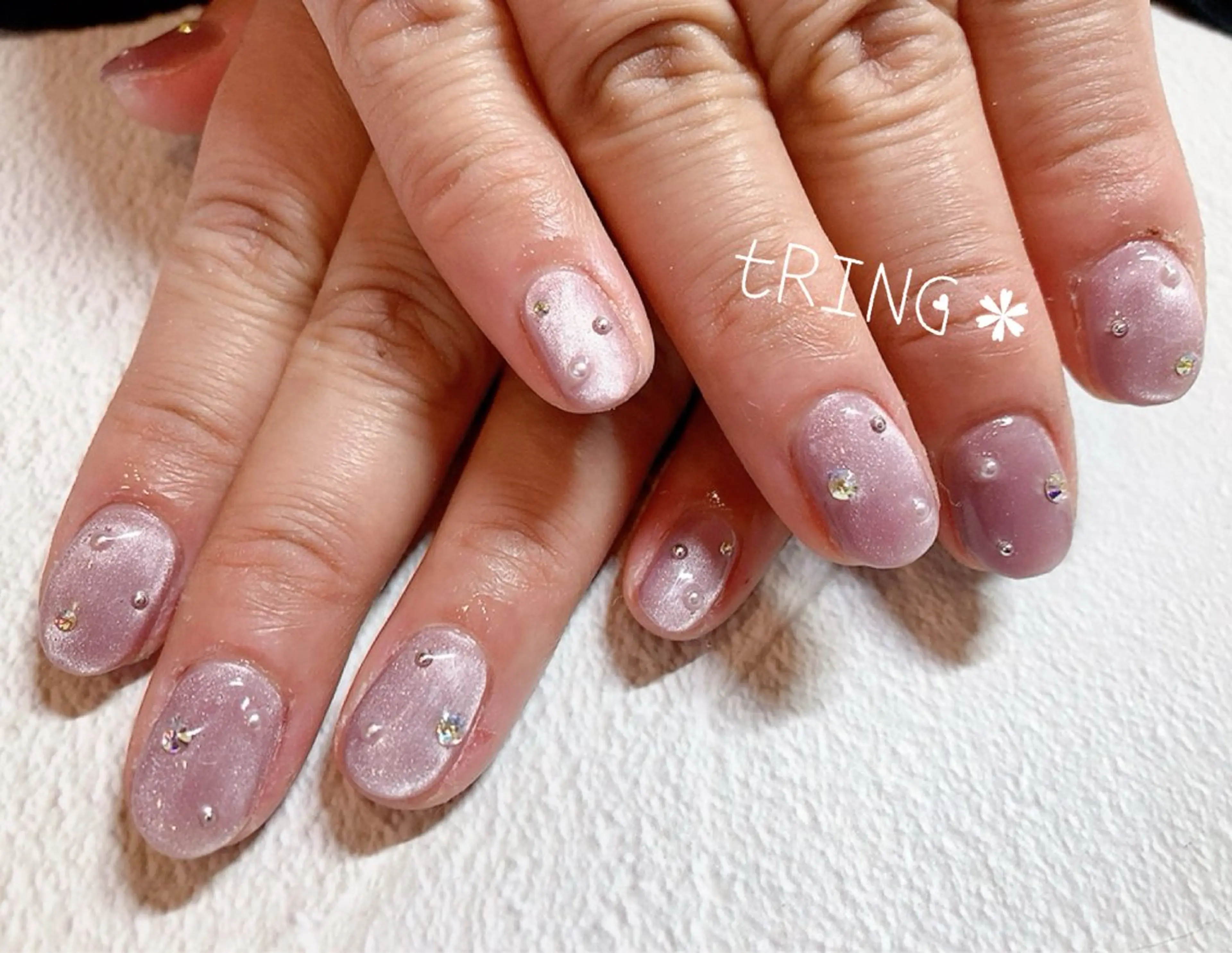 ネイル ハンドネイル tRING＊ しいの木台のネイルデザイン