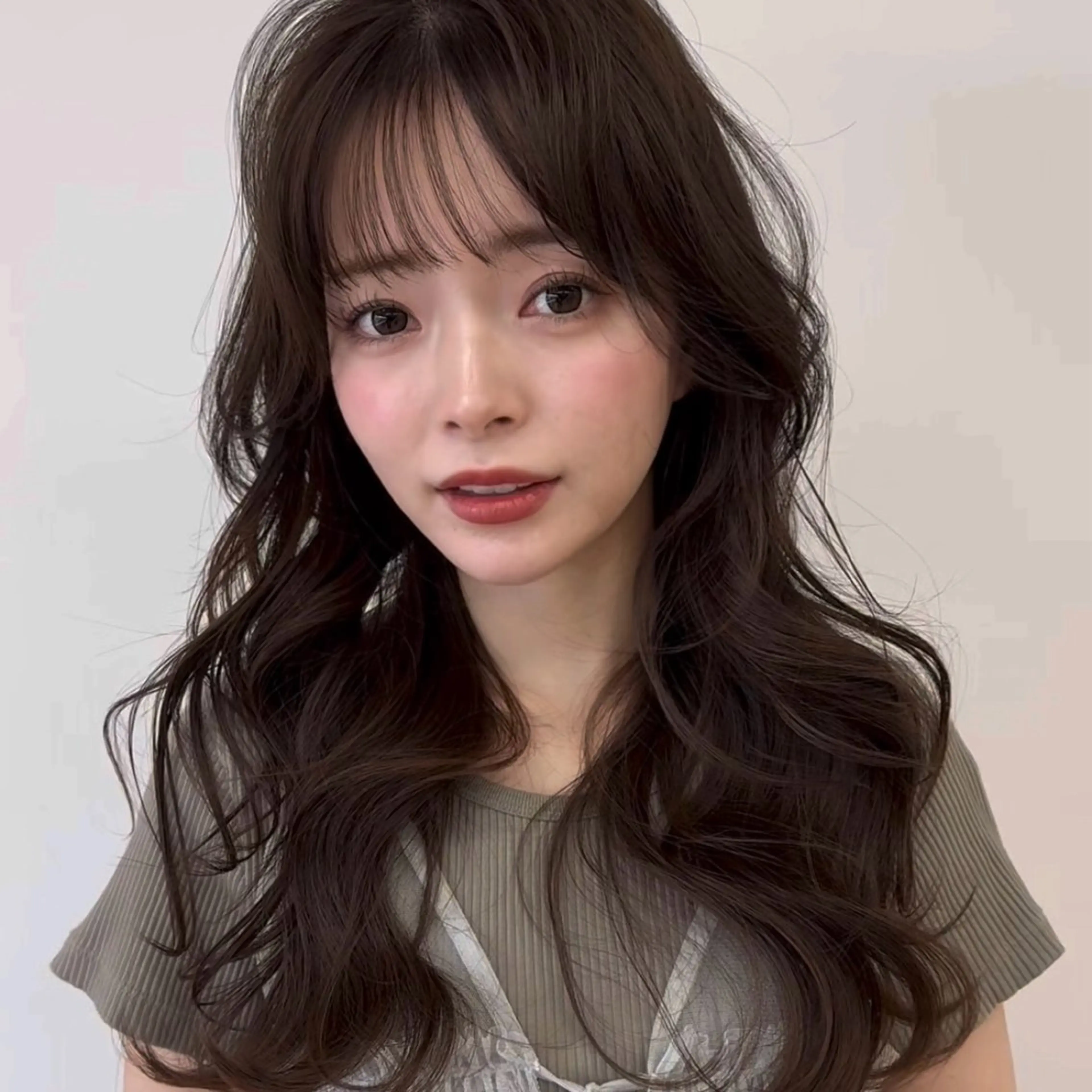 ミディアム パーマ シールエクステ/ 肥田野裕人のヘアスタイル