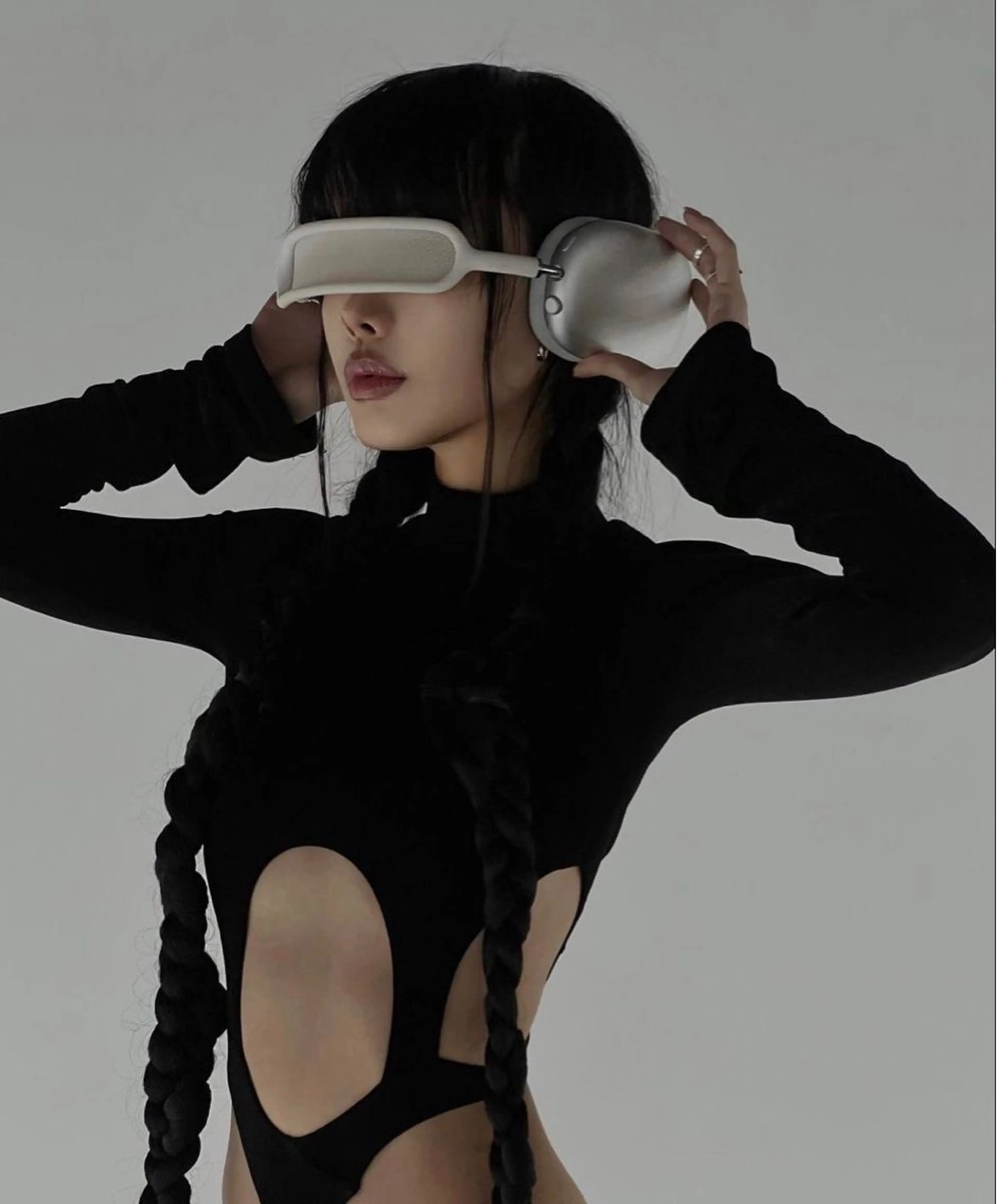 ロング カラー 韓国風暗髪ヘア🤍 🫧MIREIのヘアスタイル