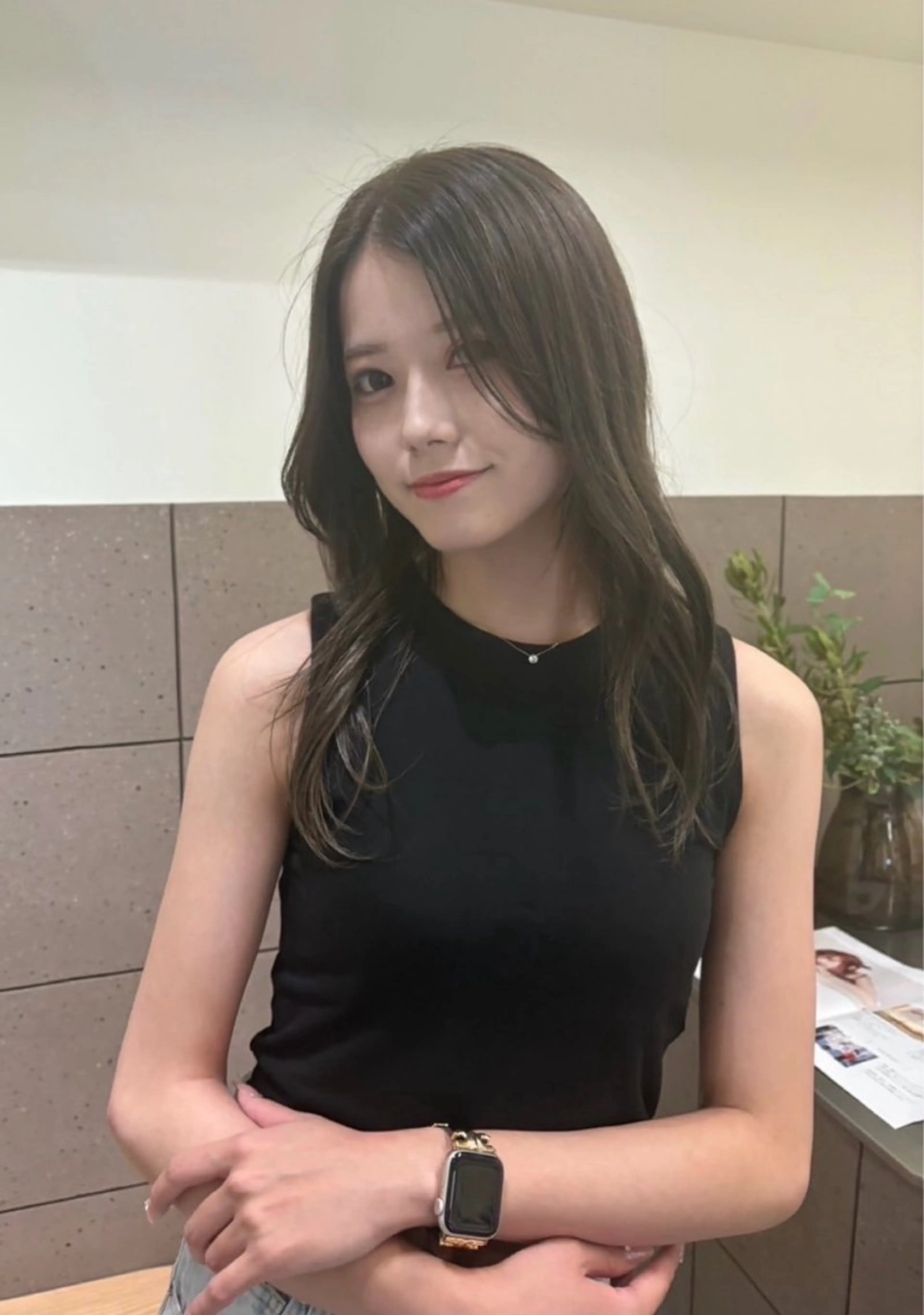 ロング カラー カット ヘアカラー トリートメント natsuki /HUI 金山のヘアスタイル