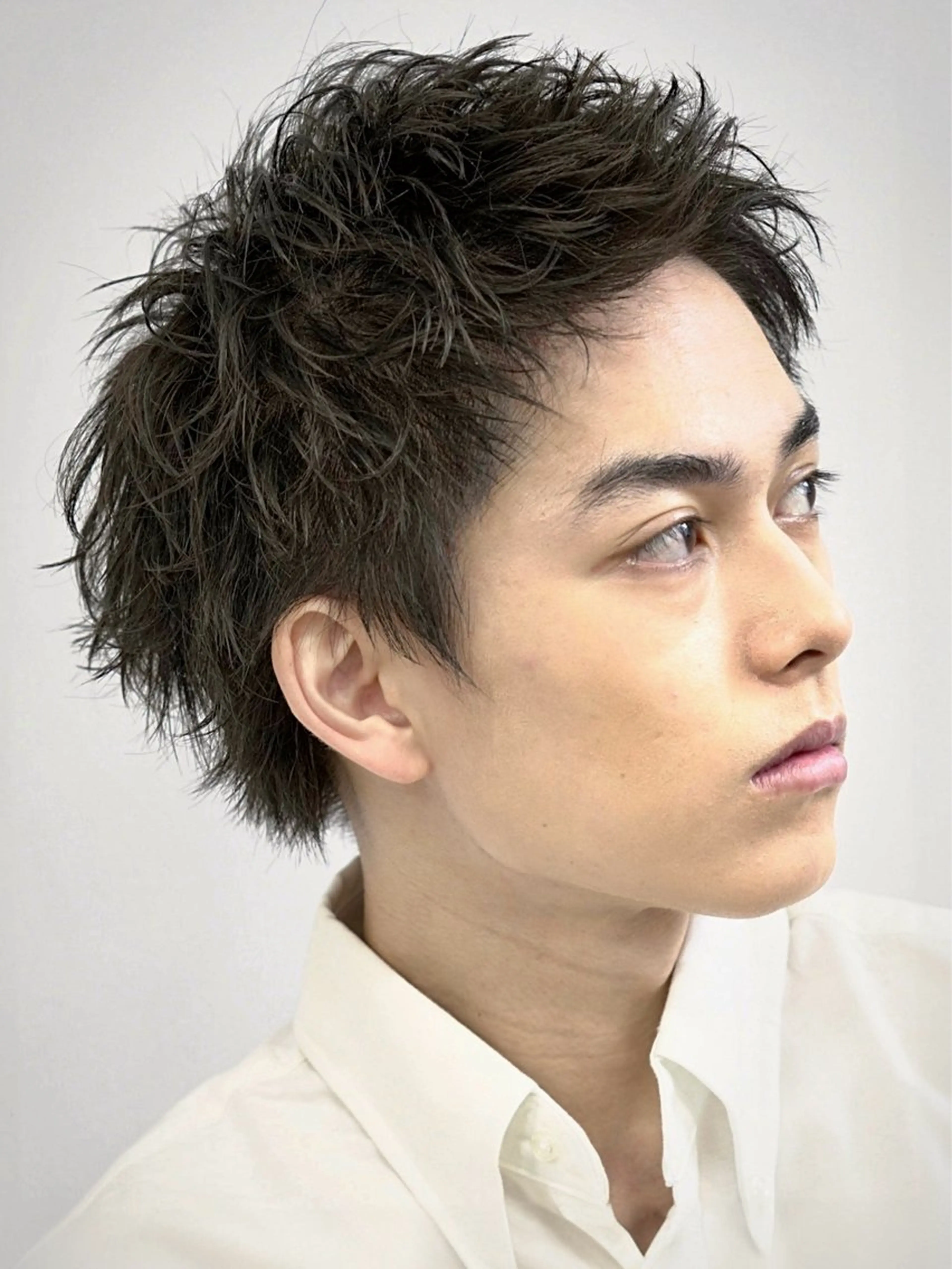 ショート パーマ メンズ スパイキーショート ショートヘア カット fifth栄所属・メンズパーマ 名古屋/水谷颯のヘアスタイル