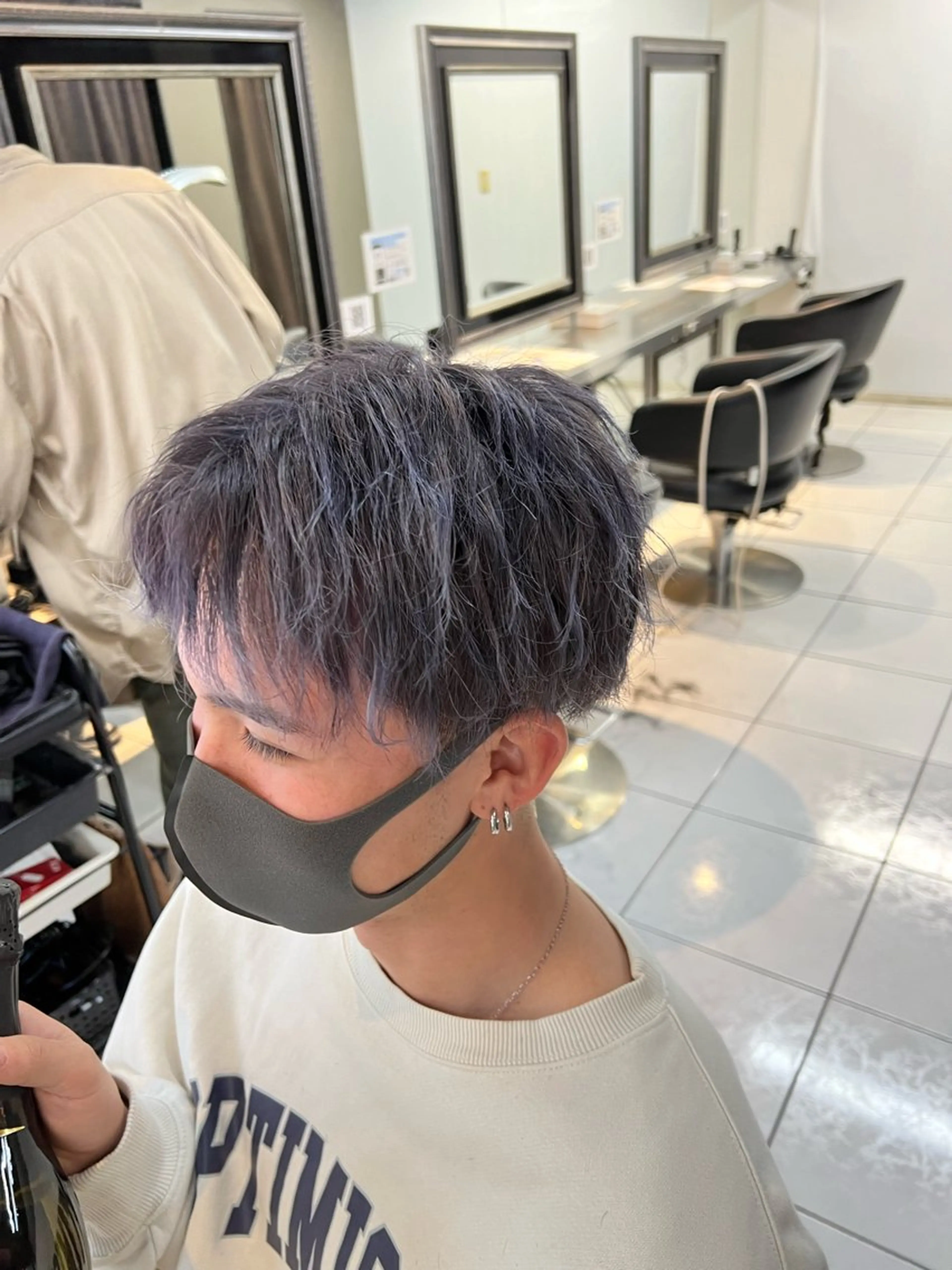 パーマ メンズ メンズブリーチ メンズハイライト メンズメッシュ メンズパーマ パーマ特化美容師 茂木広幸のヘアスタイル