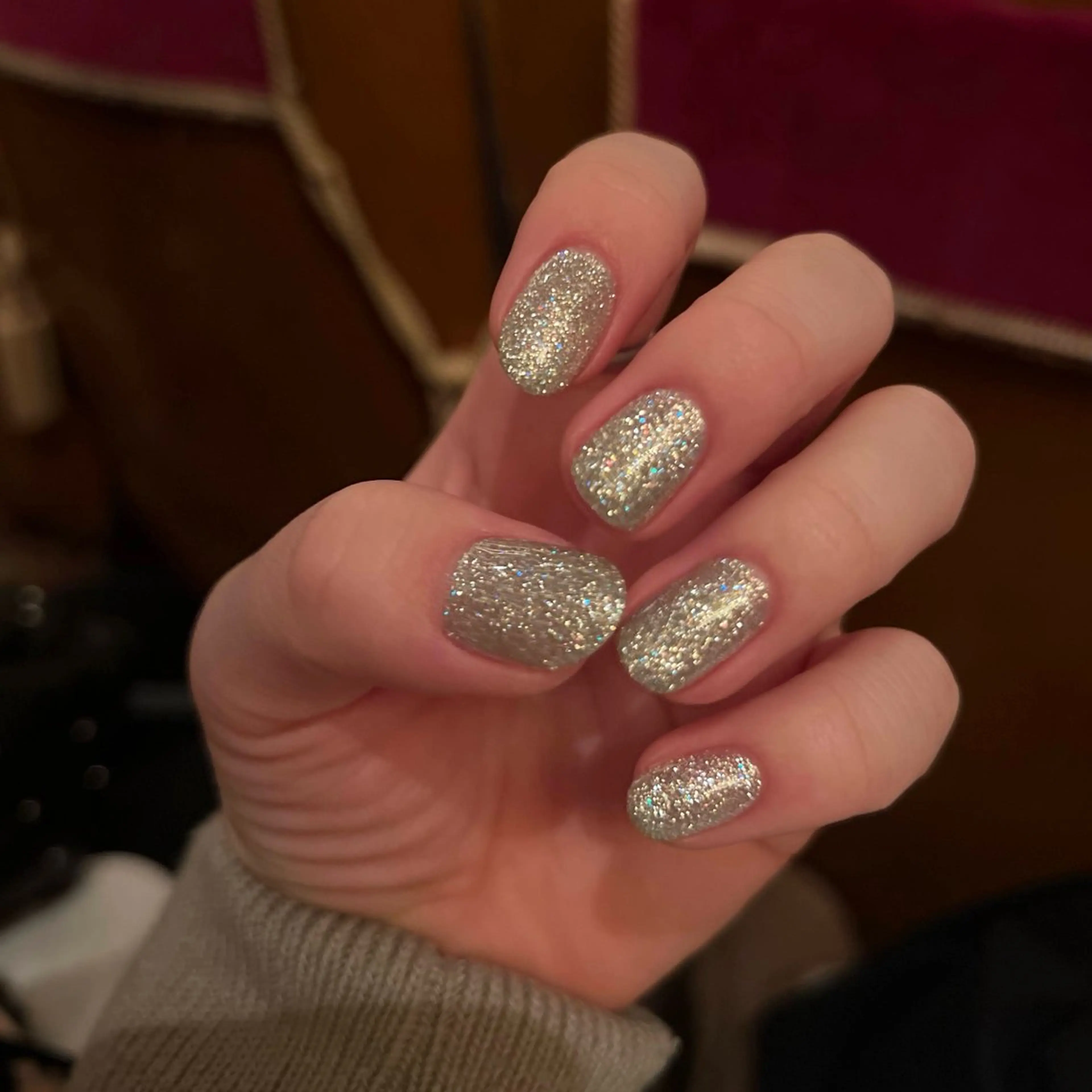 ネイル キラキラネイル ワンカラーネイル ハンドネイル CieLc nail ひなのネイルデザイン