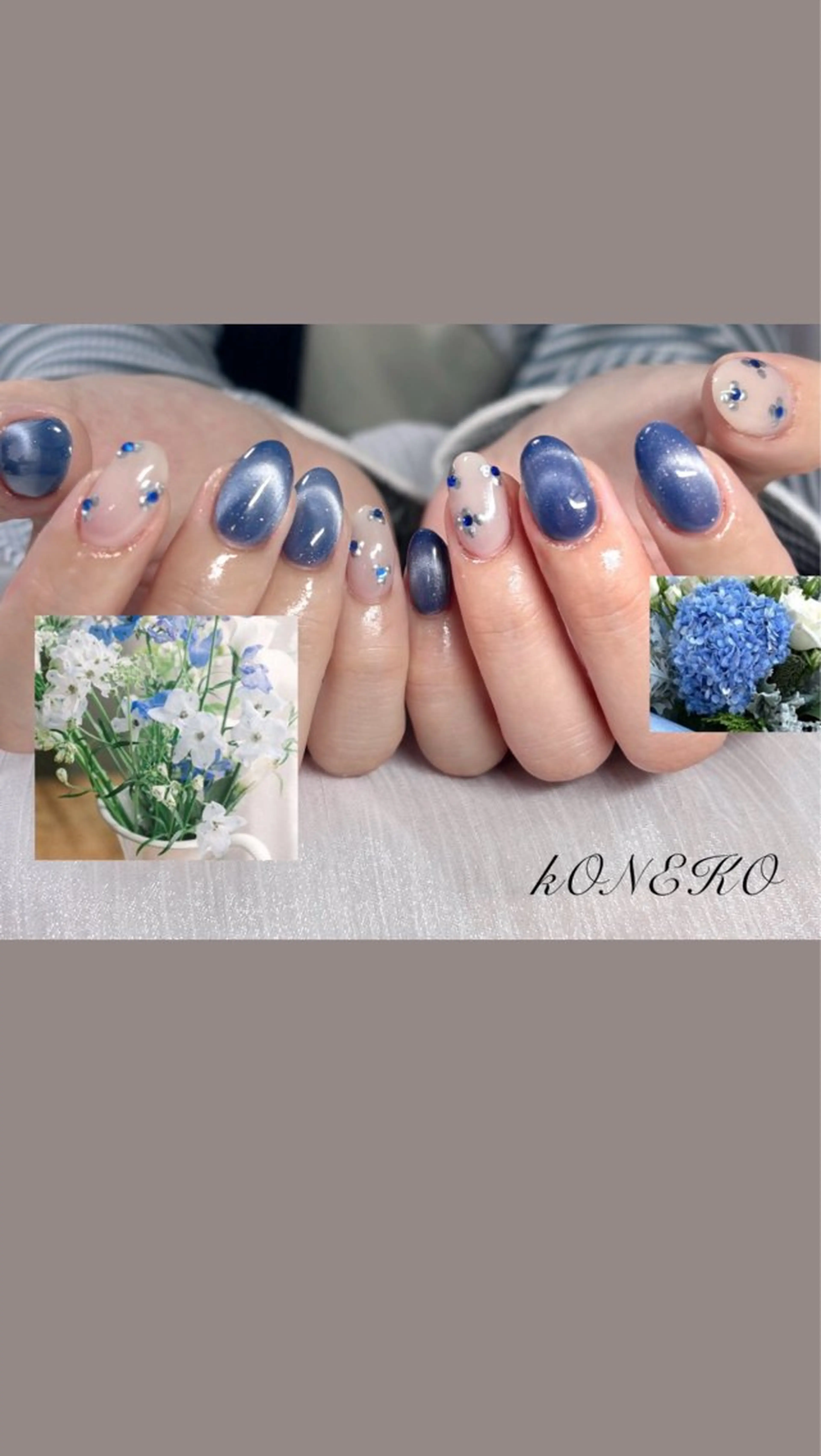ネイル ハンドネイル コネコネイルサロン モデル用のネイルデザイン