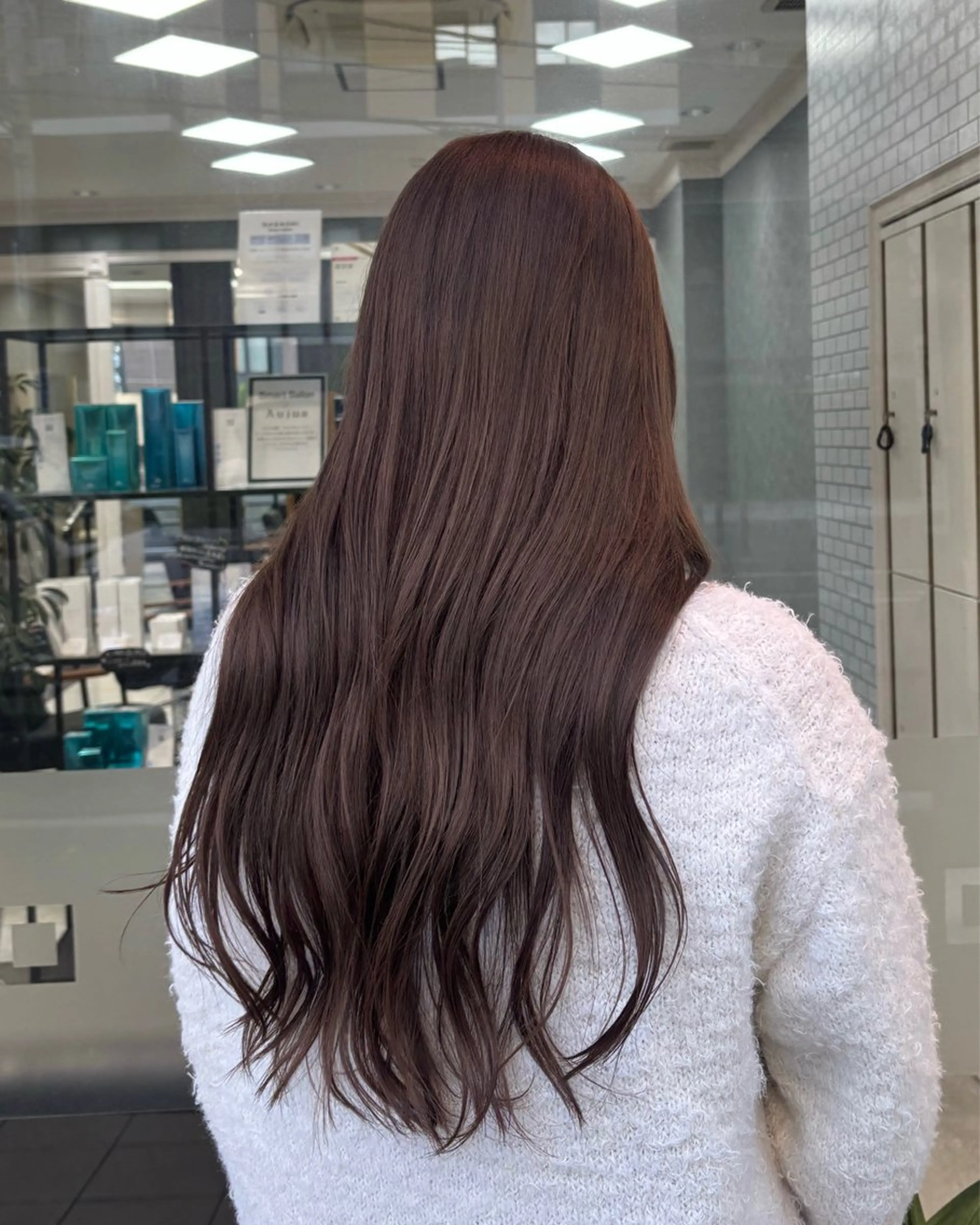 カラー ヘアカラー トリートメント 透明感カラー/ レイヤーカット/麻咲のヘアスタイル