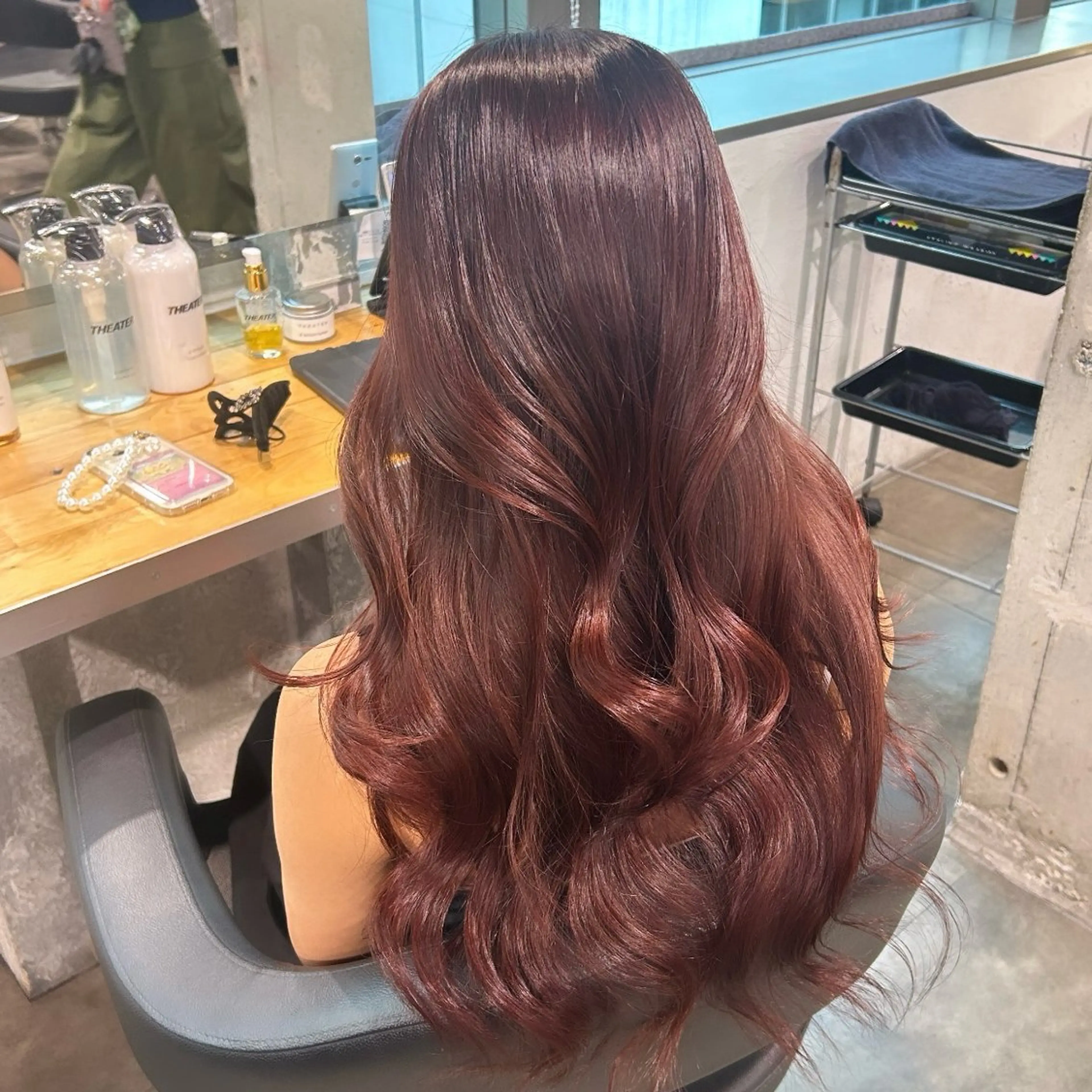 セミロング IS所属・横浜美容室/透明感 カラー/レイヤーのヘアスタイル