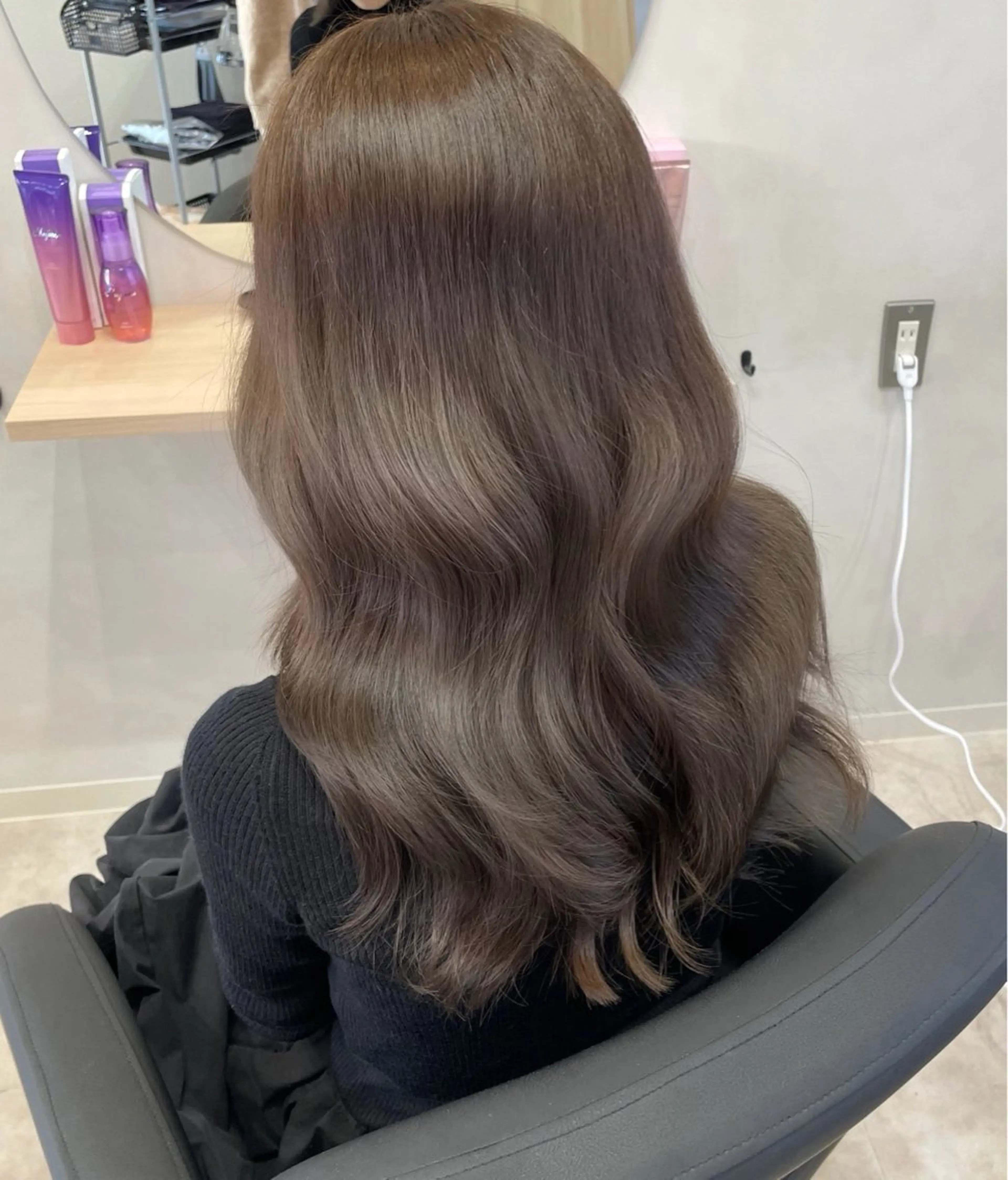 カラー アッシュ cyaco g所属・大原 望愛のヘアスタイル