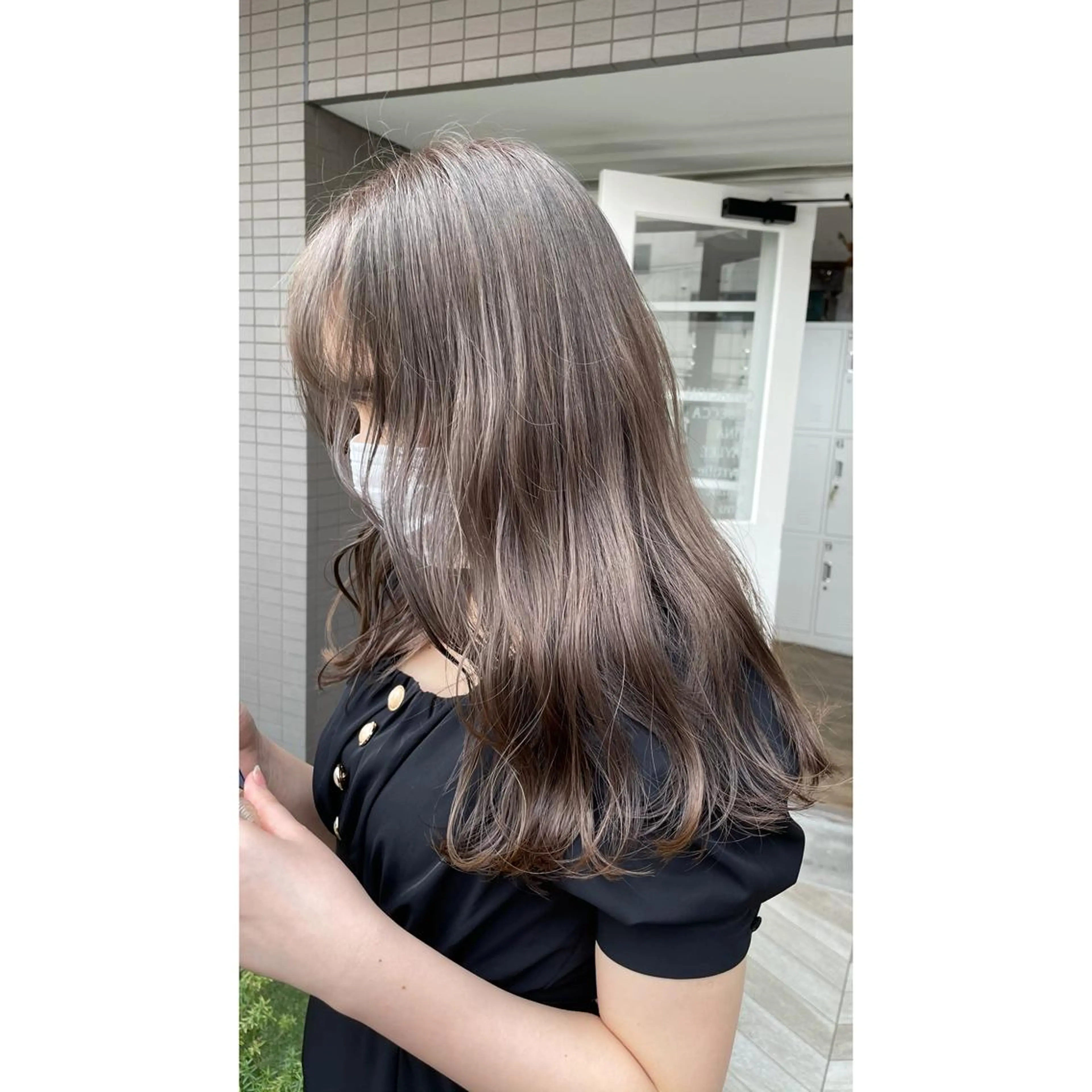 ロング カラー カット ヘアカラー トリートメント 梅田/髪質改善カラー ❄︎ mikiのヘアスタイル