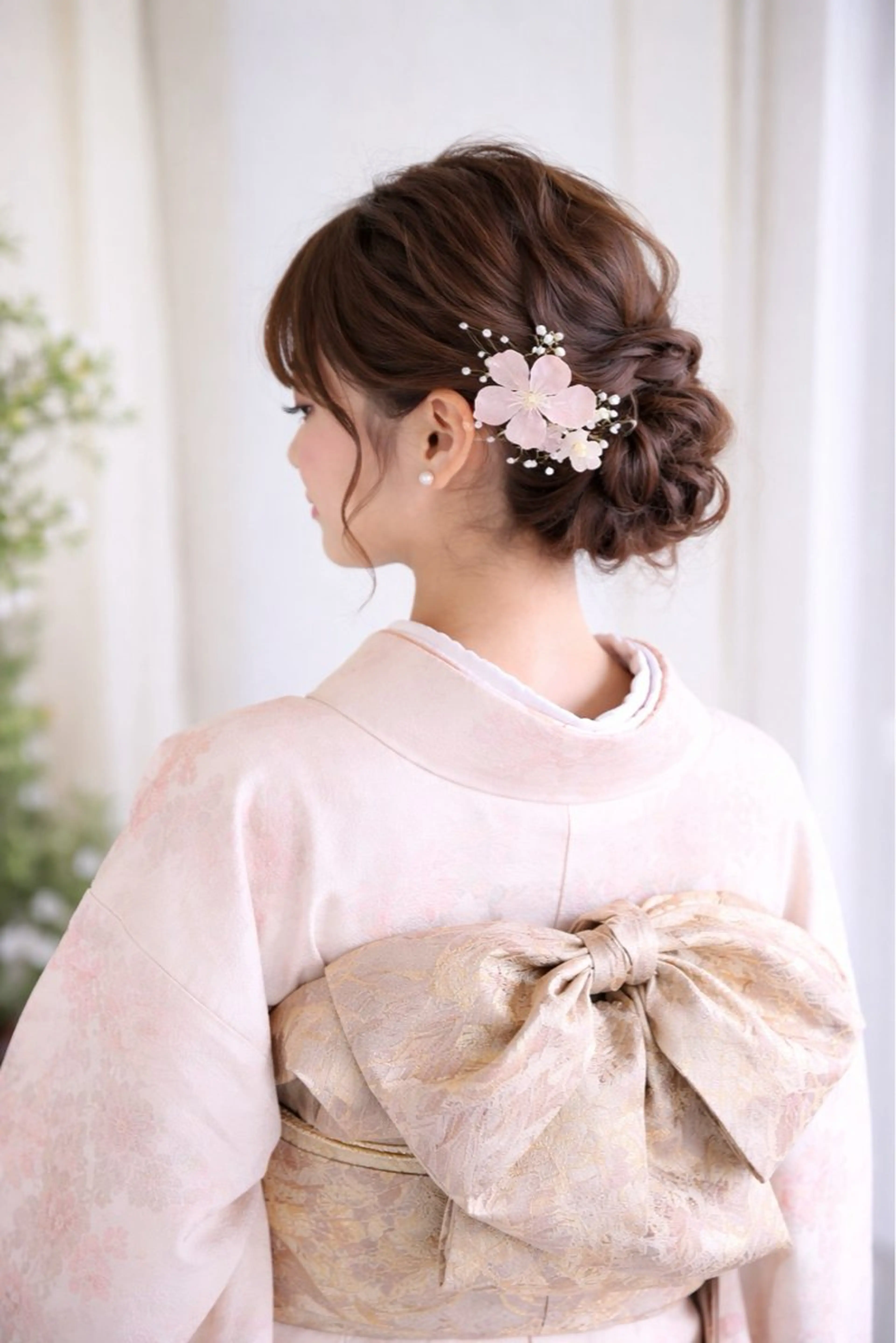 ヘアアレンジ ビーアトリエ目黒所属・入学式ヘア着付け 目黒駅すぐ　松永のヘアスタイル