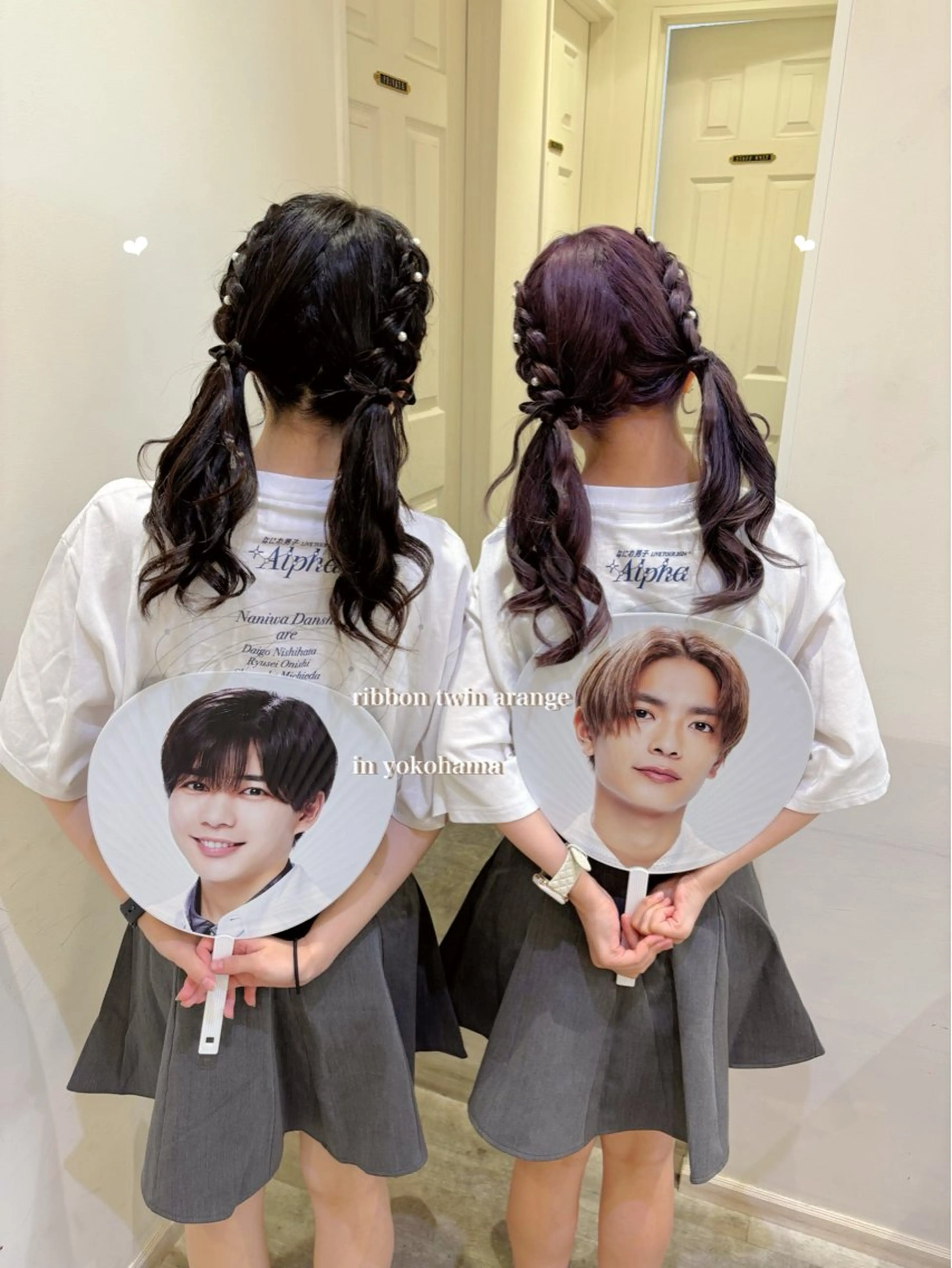 🎀🪽大人気!!🪽🎀イベント・ライブヘアセット🤍(リボン、パールピンつけ放題プラン)の写真