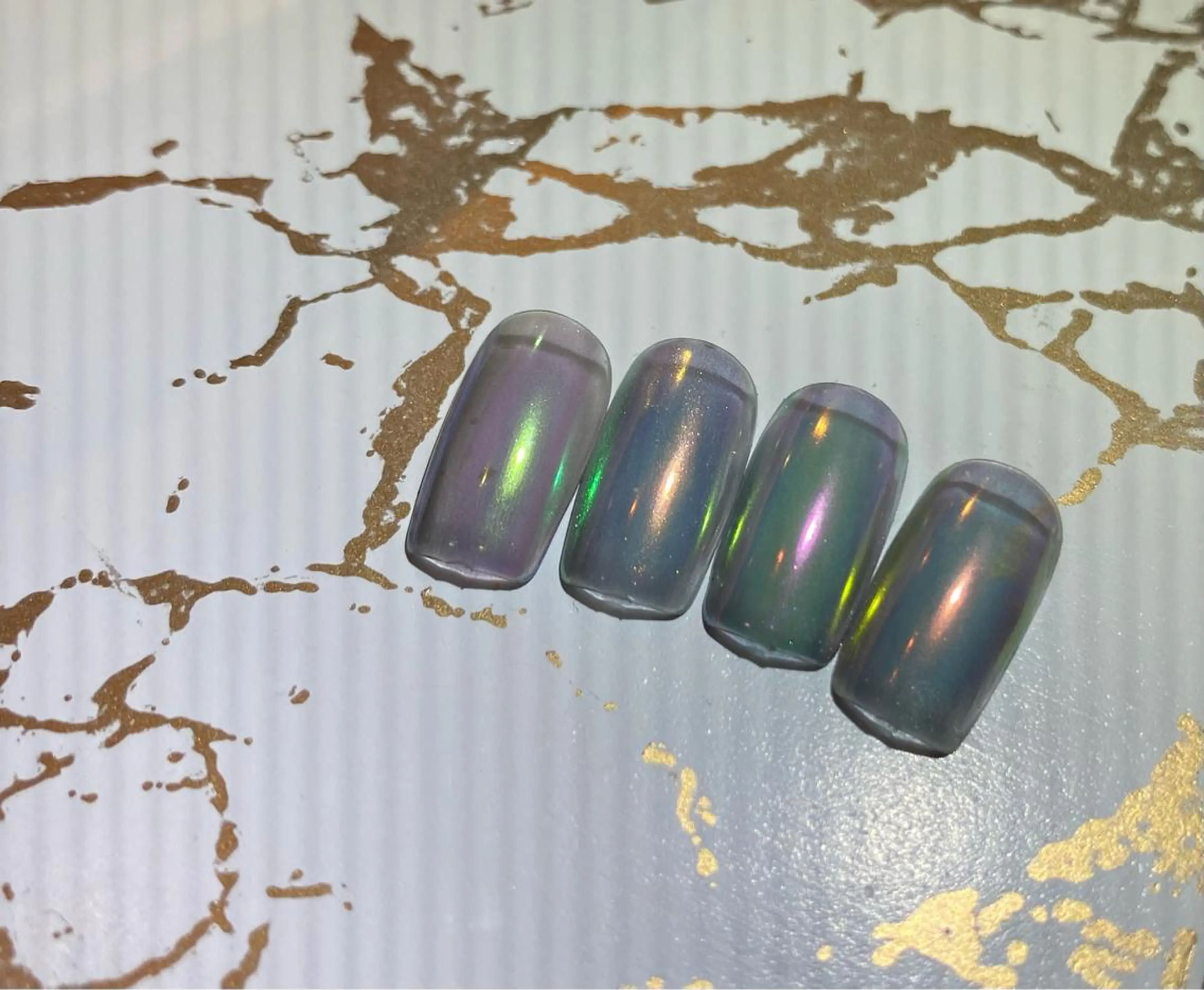 ネイル オーロラネイル Lino+ ネイル&よもぎ蒸しのネイルデザイン